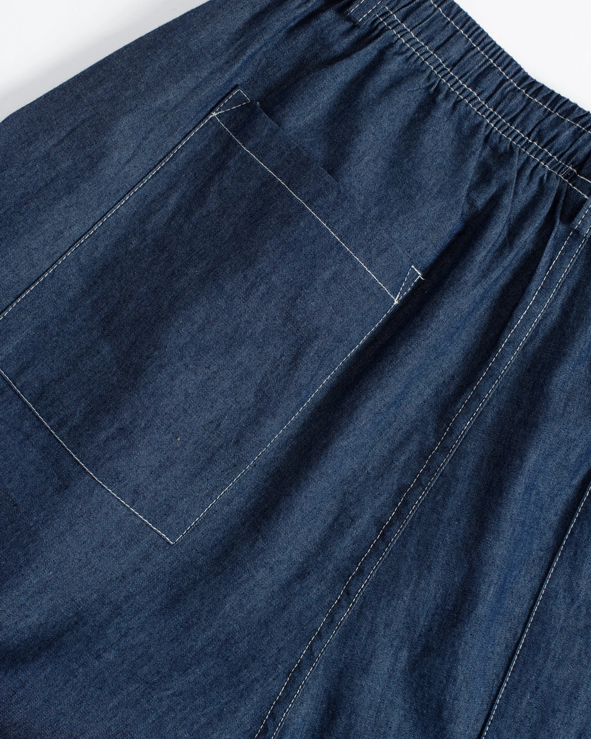 Rinsed Denim Leisure Pant sold by Bather product image thumbnail 4