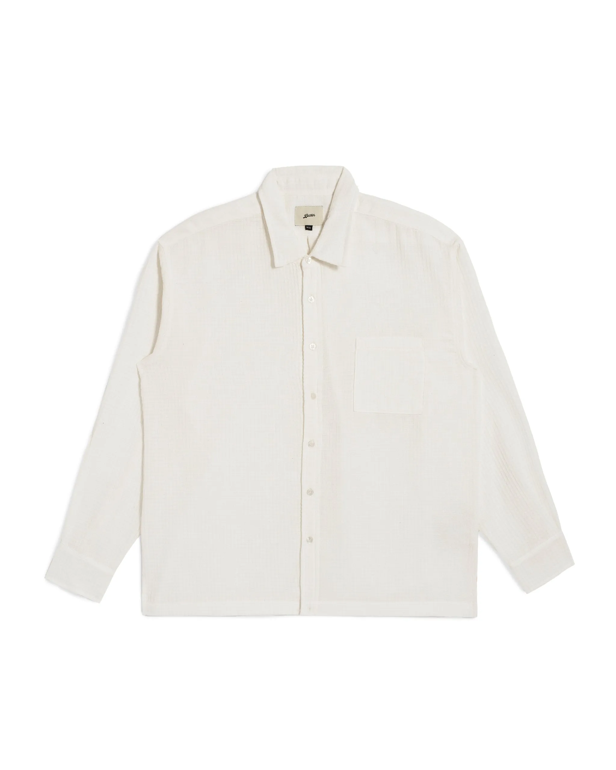 White Waffle Leisure Shirt sold by Bather