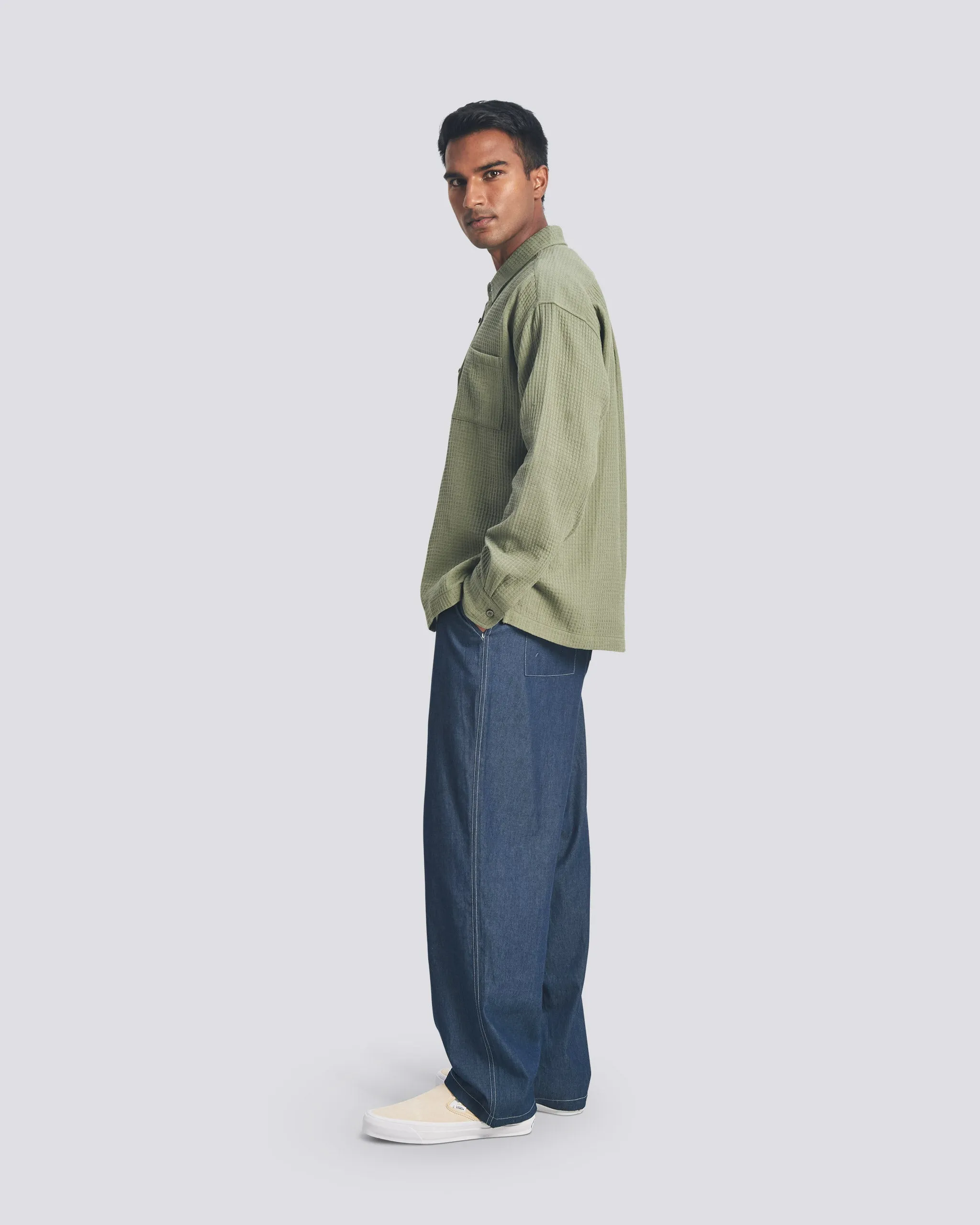 Artichoke Waffle Leisure Shirt sold by Bather product image thumbnail 3