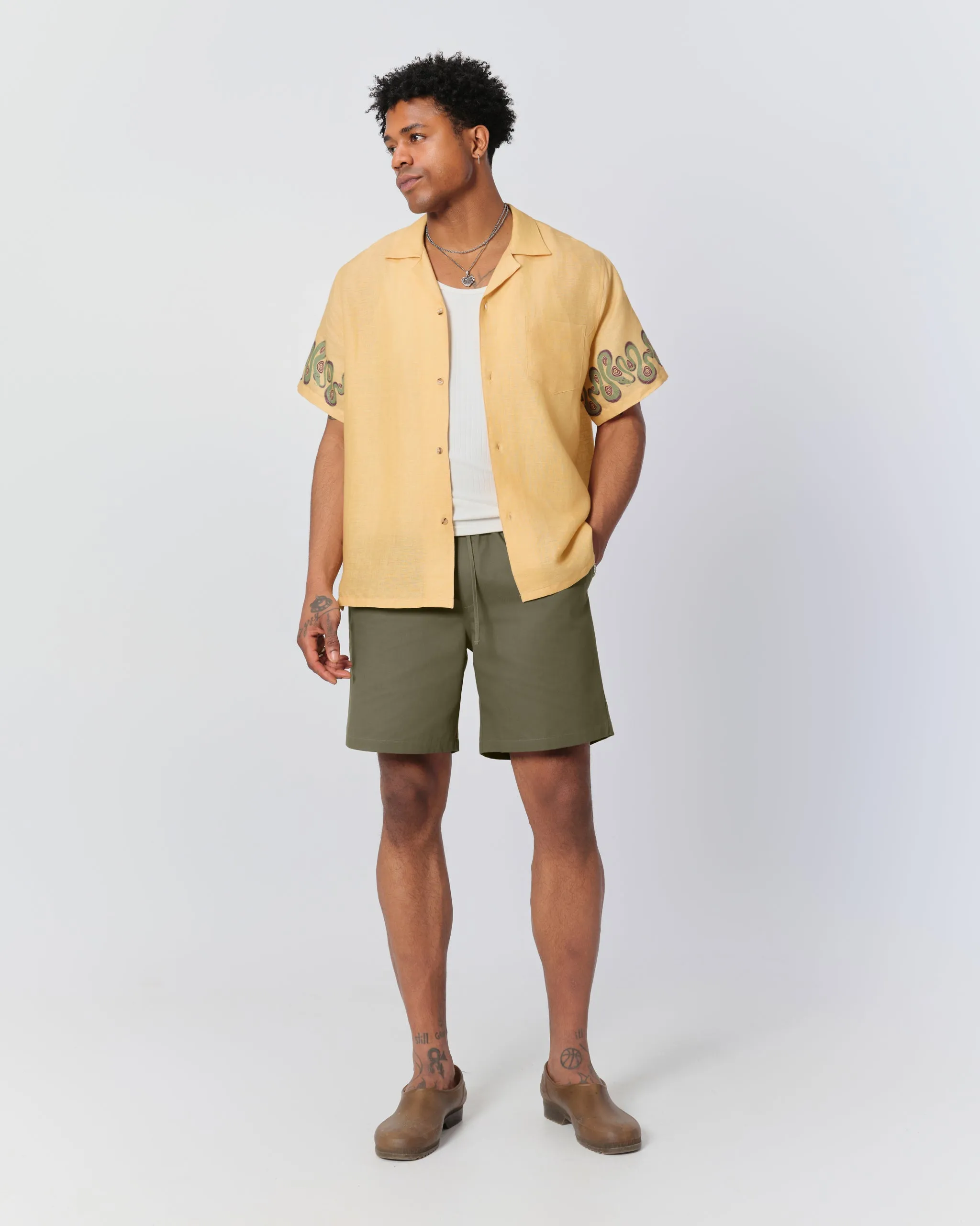 Oat Dizzy Boa Camp Shirt sold by Bather product image thumbnail 2