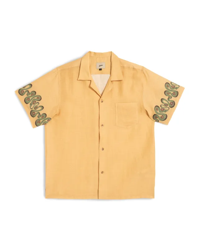 Oat Dizzy Boa Camp Shirt made by Bather