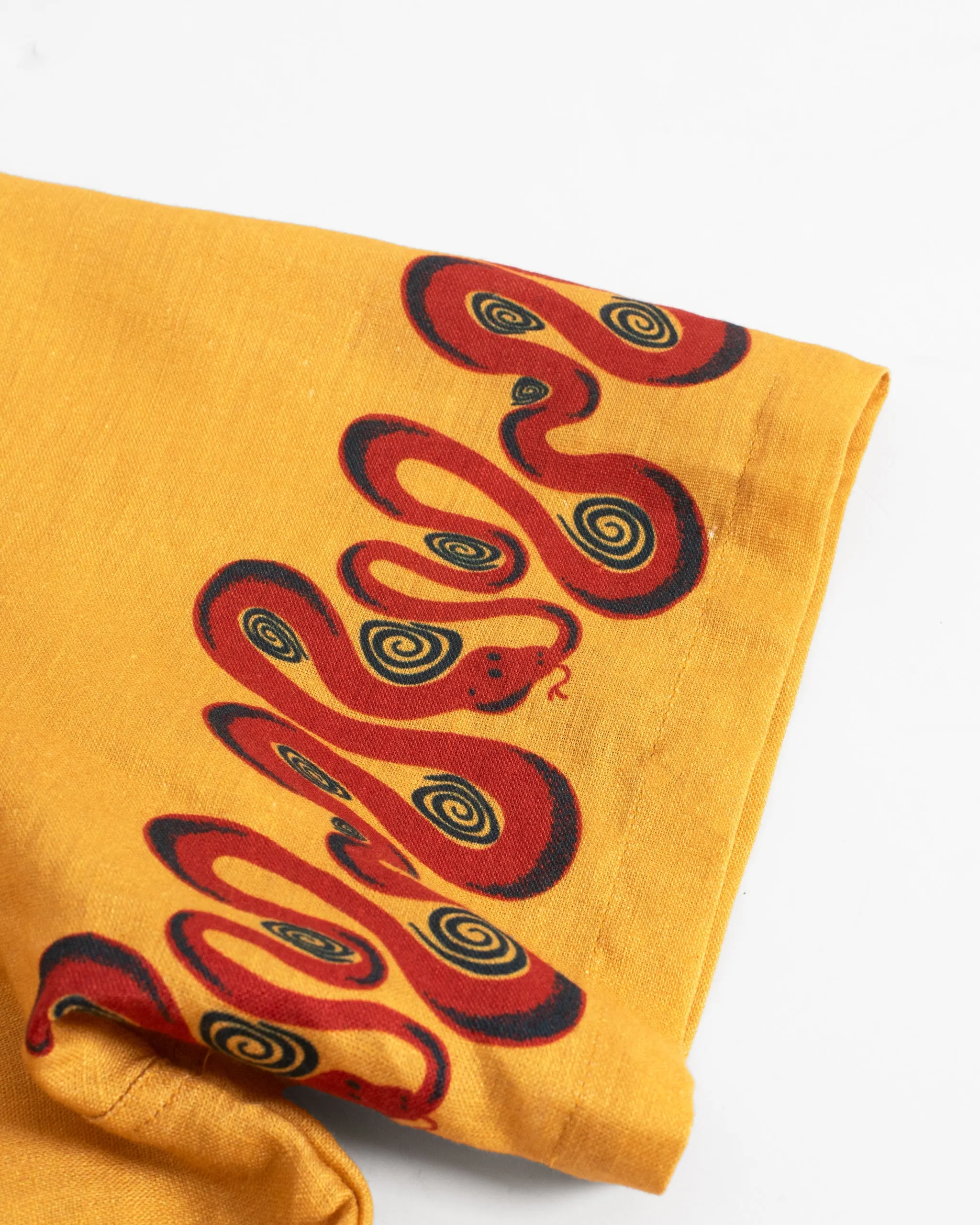 Ochre Dizzy Boa Camp Shirt sold by Bather product image thumbnail 3