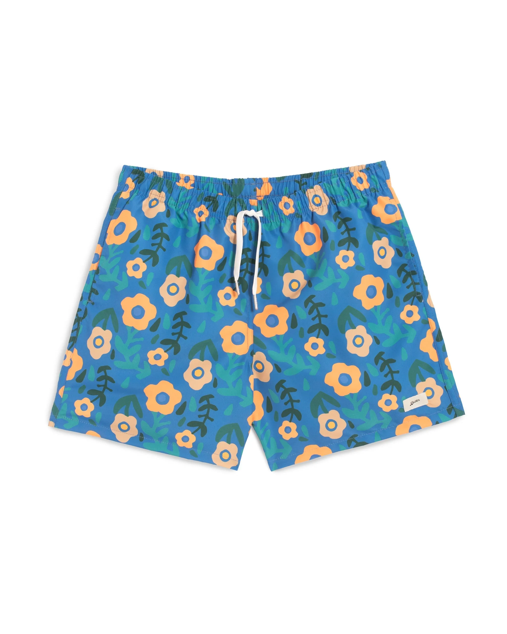 Cobalt Meadow Swim Trunk sold by Bather