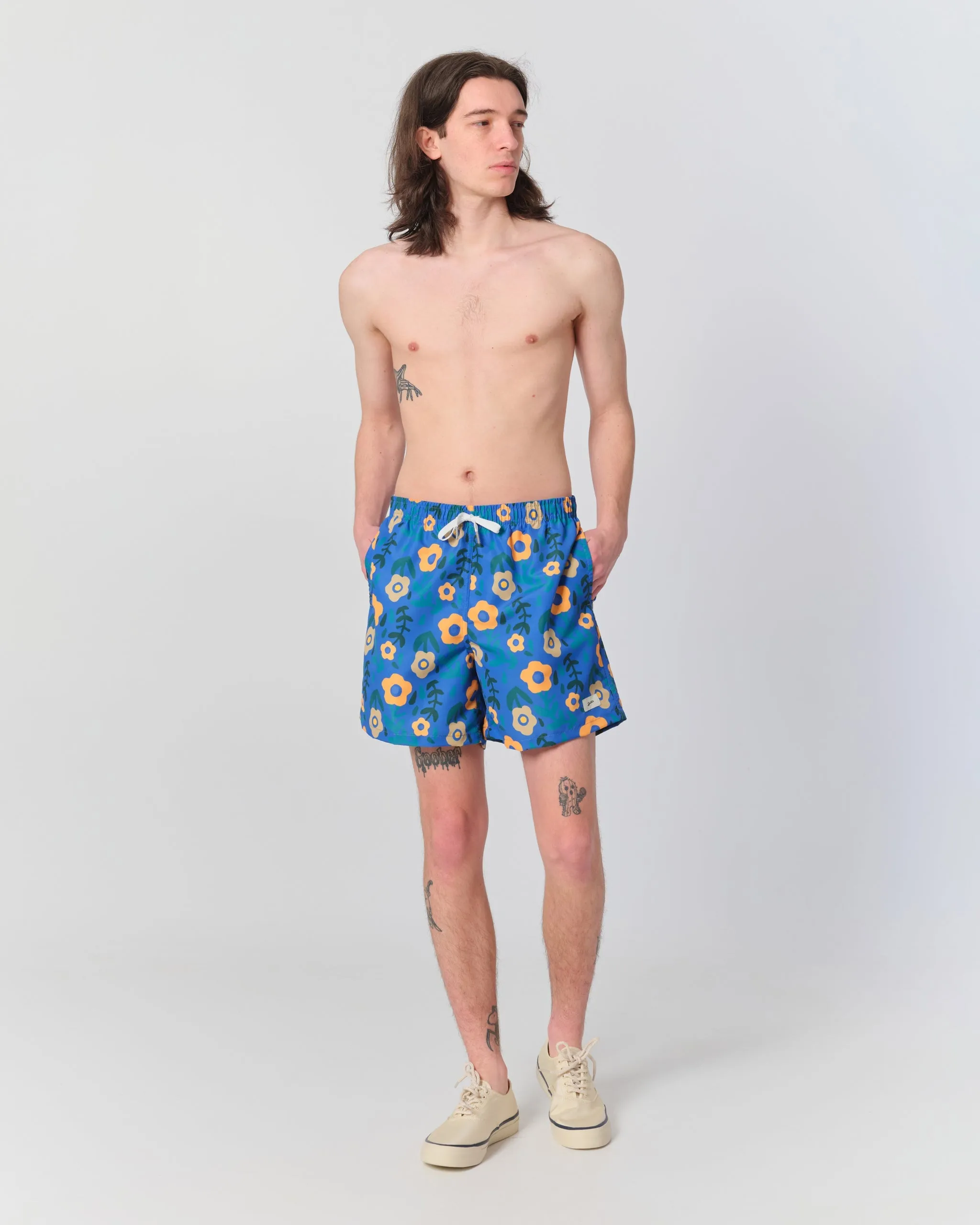 Cobalt Meadow Swim Trunk sold by Bather product image thumbnail 2
