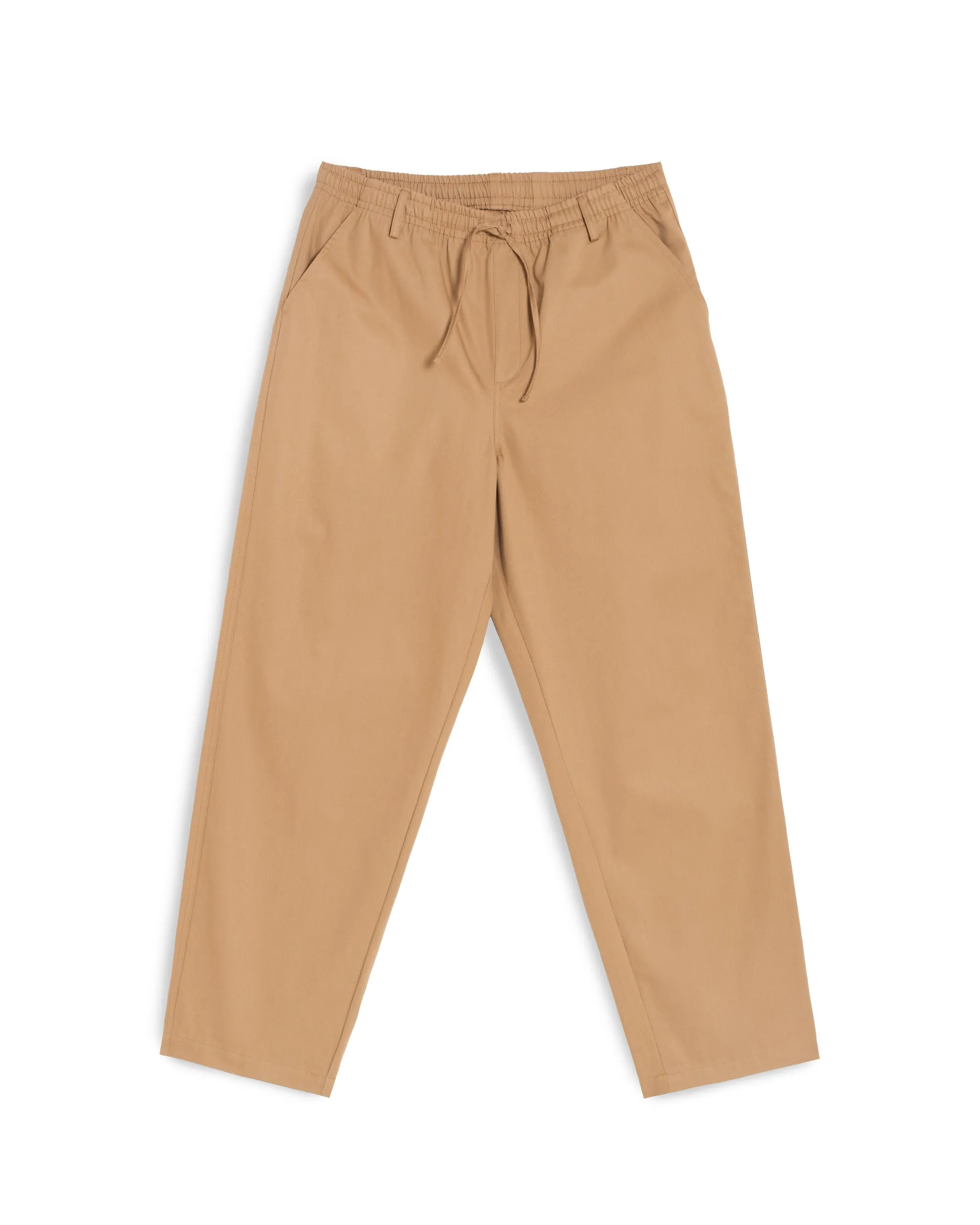 Khaki Herringbone Leisure Pant sold by Bather