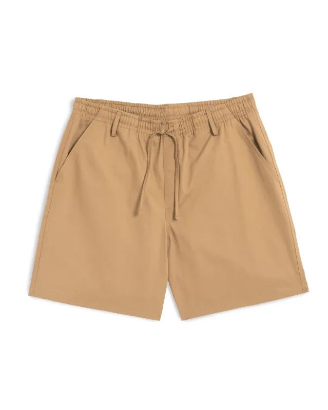 Khaki Herringbone Leisure Short sold by Bather