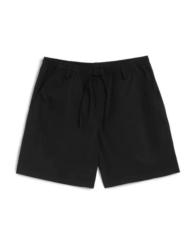 Black Herringbone Leisure Short sold by Bather