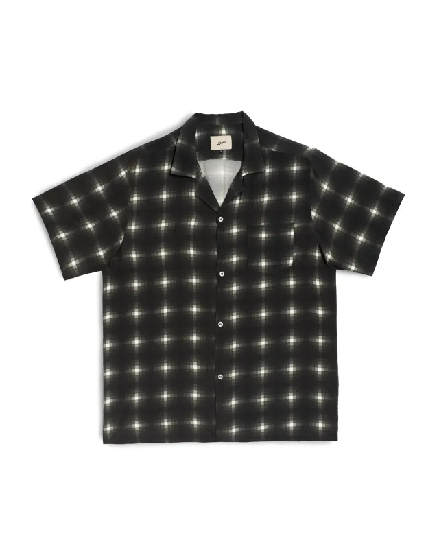 Onyx Digi Plaid Camp Shirt sold by Bather