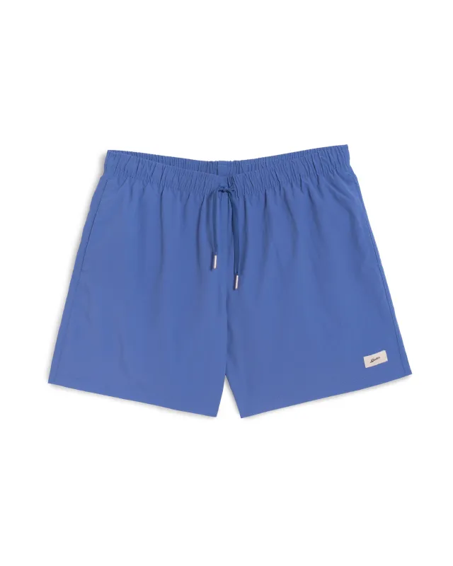Solid Cornflower Swim Trunk sold by Bather