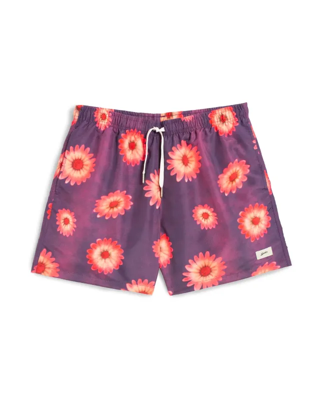 Raspberry Air Garden Swim Trunk sold by Bather