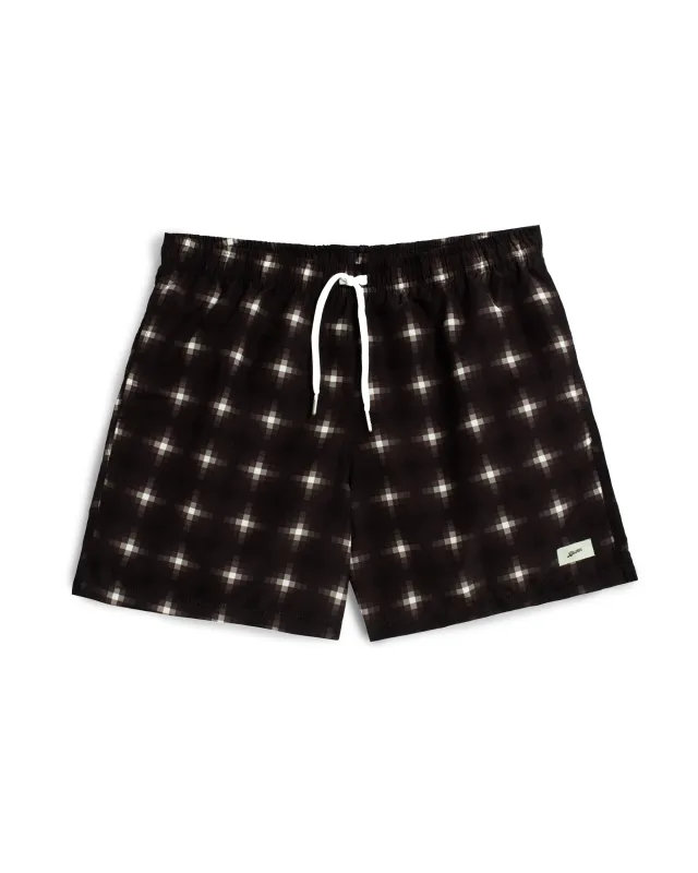 Onyx Digi Plaid Swim Trunk made by Bather