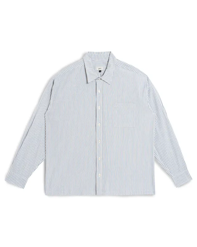 Sky Dobby Leisure Shirt made by Bather