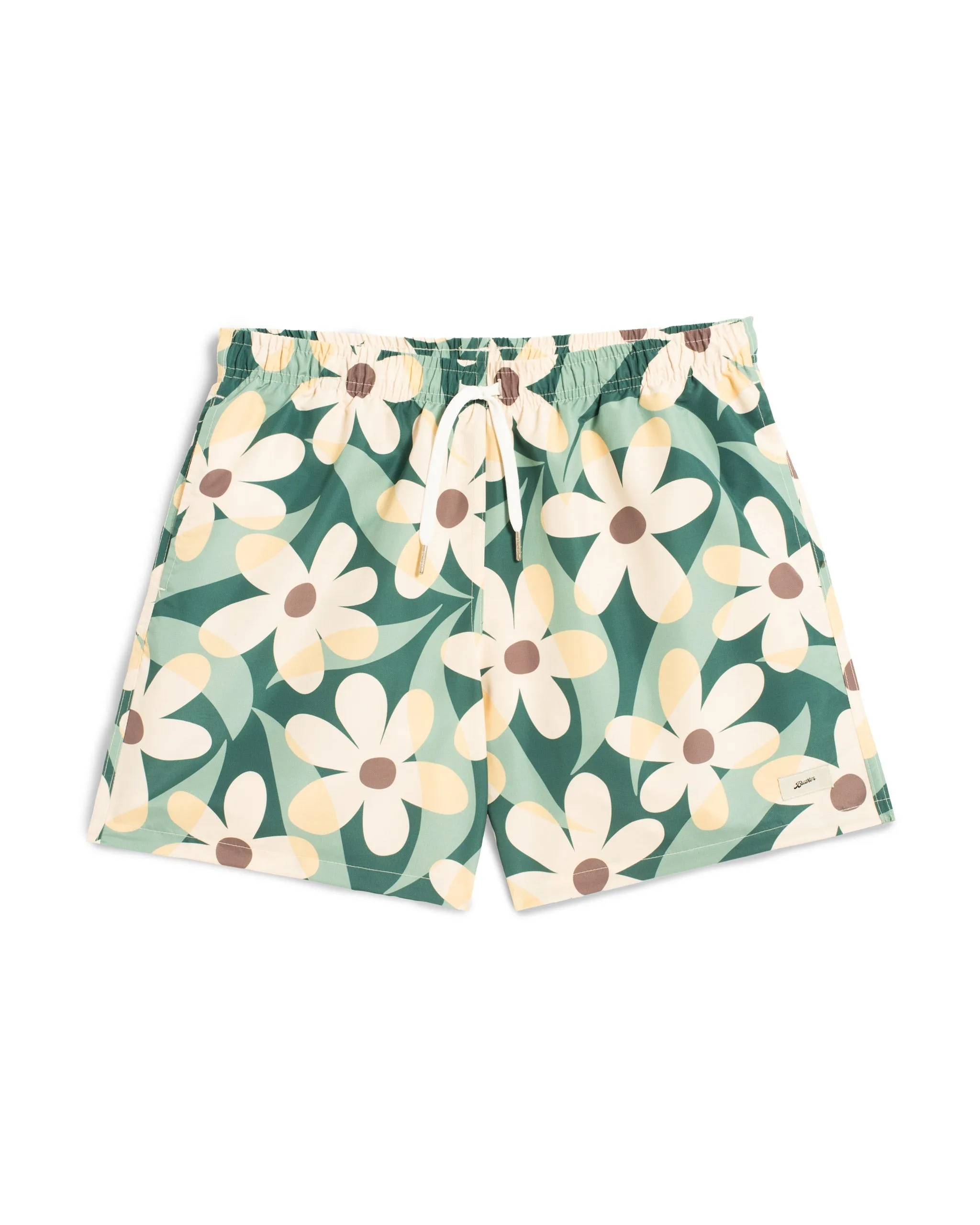 Tea Daisy Trip Swim Trunk sold by Bather