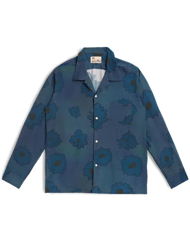 Sapphire Bloomscape LS Camp Shirt sold by Bather