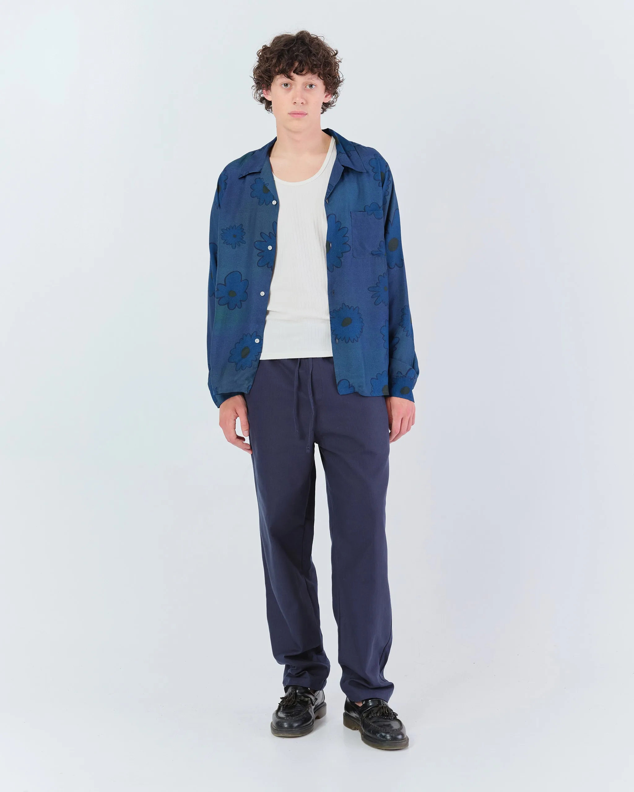 Sapphire Bloomscape LS Camp Shirt sold by Bather product image thumbnail 2