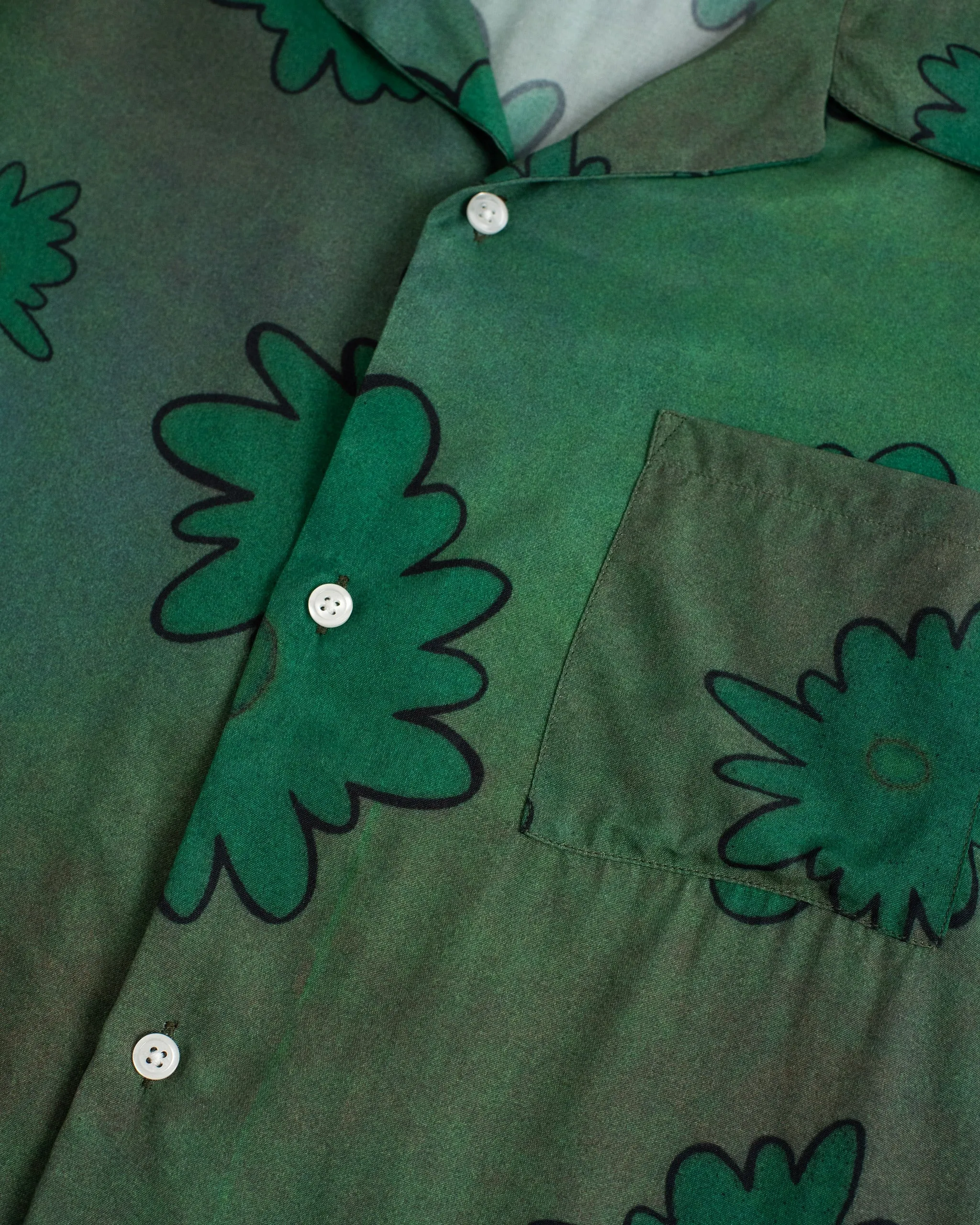 Forest Bloomscape LS Camp Shirt sold by Bather product image thumbnail 4