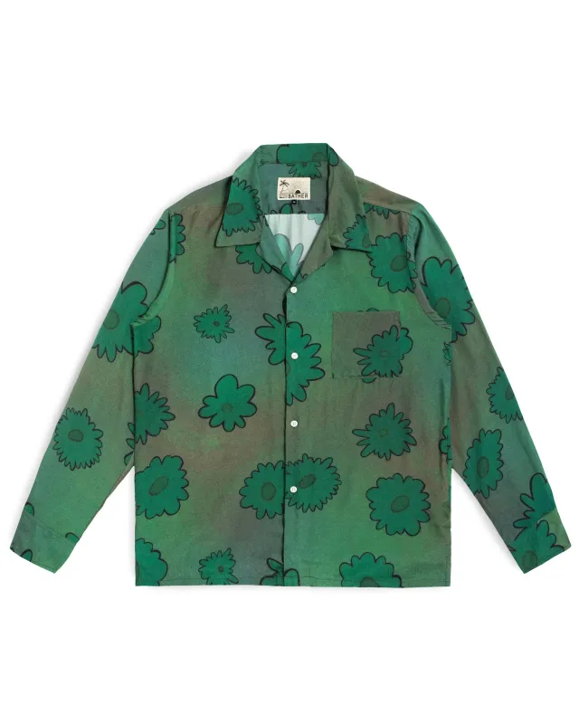 Forest Bloomscape LS Camp Shirt made by Bather