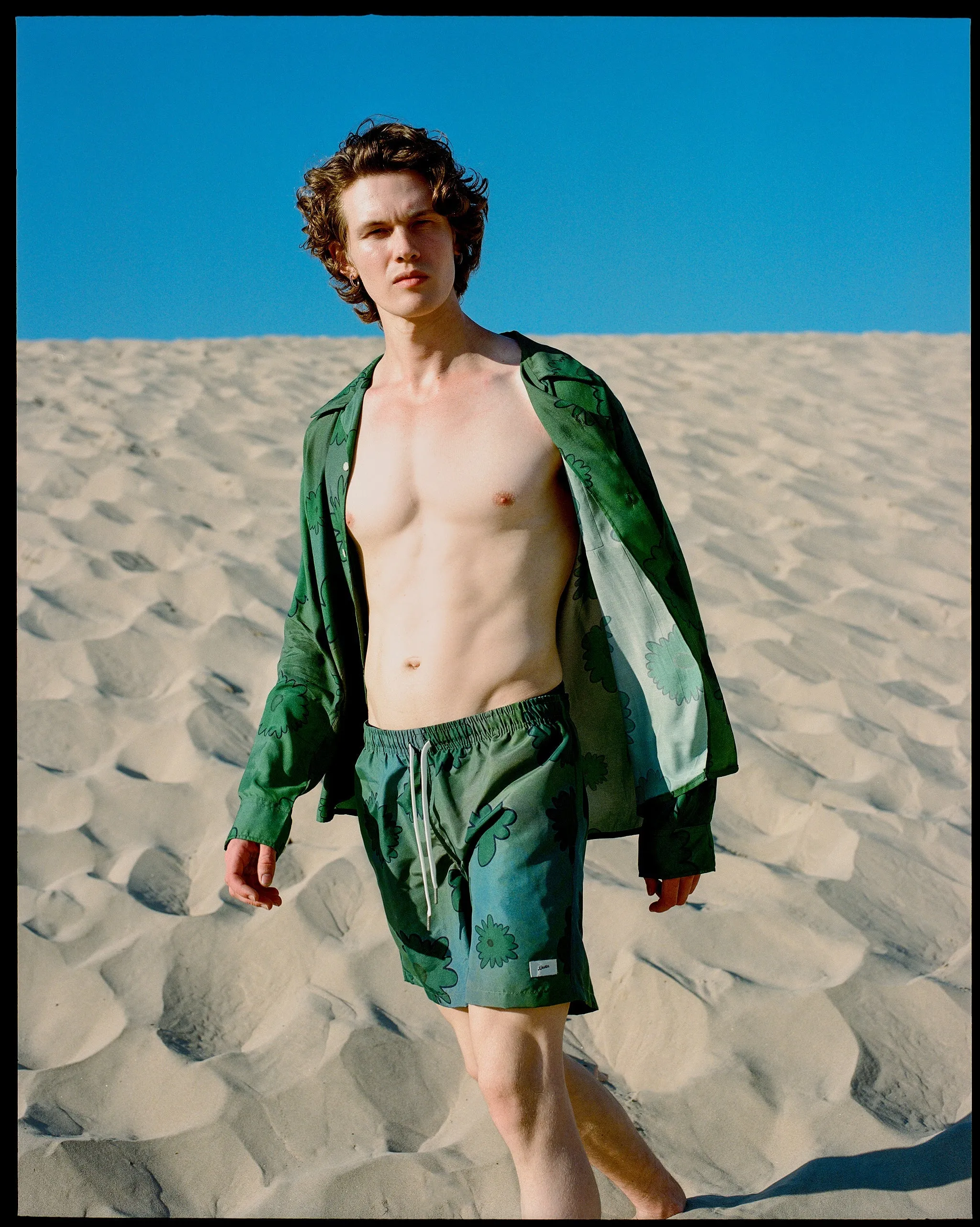 Forest Bloomscape LS Camp Shirt sold by Bather product image thumbnail 3