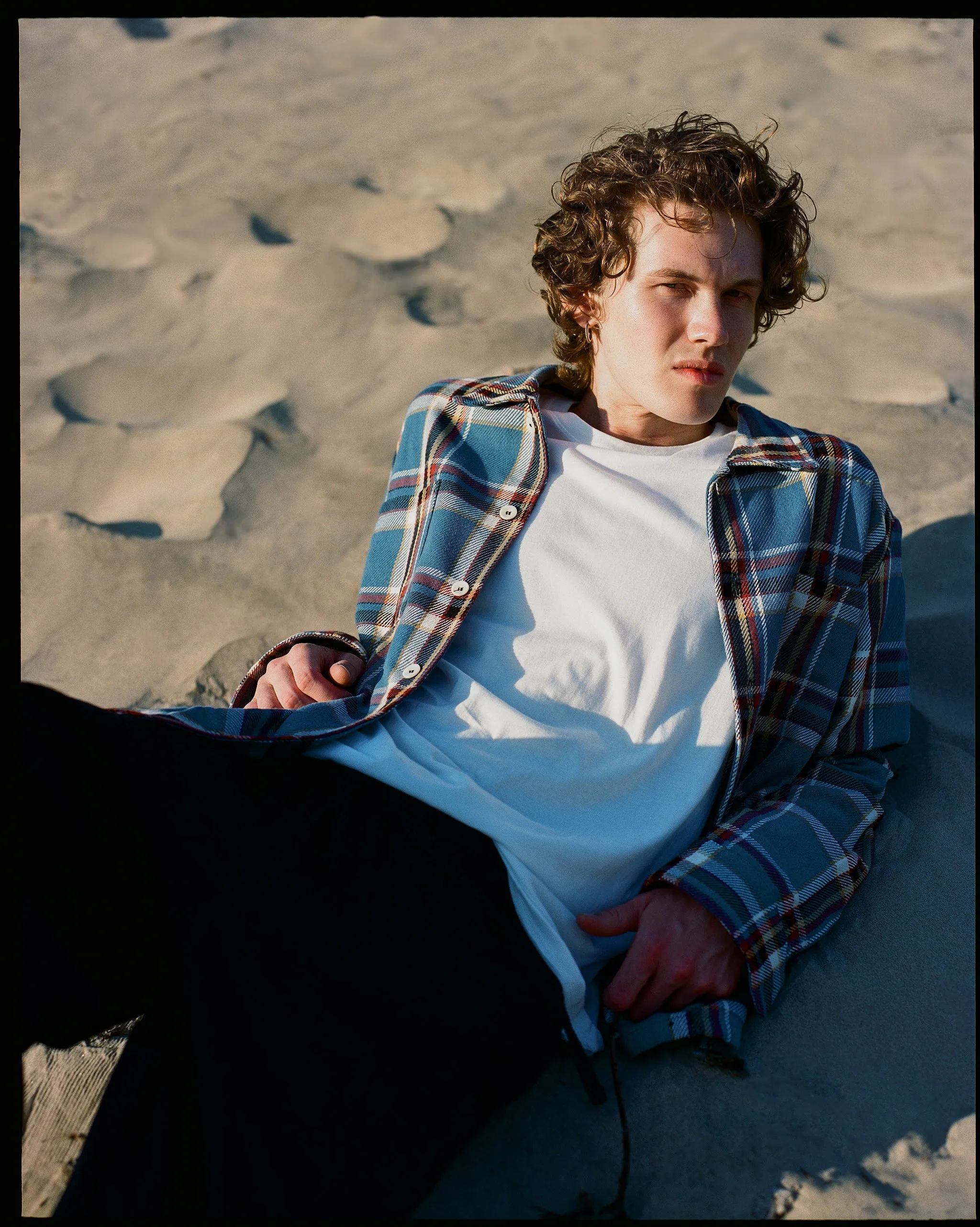 Marlin Plaid Flannel Shirt sold by Bather product image thumbnail 3