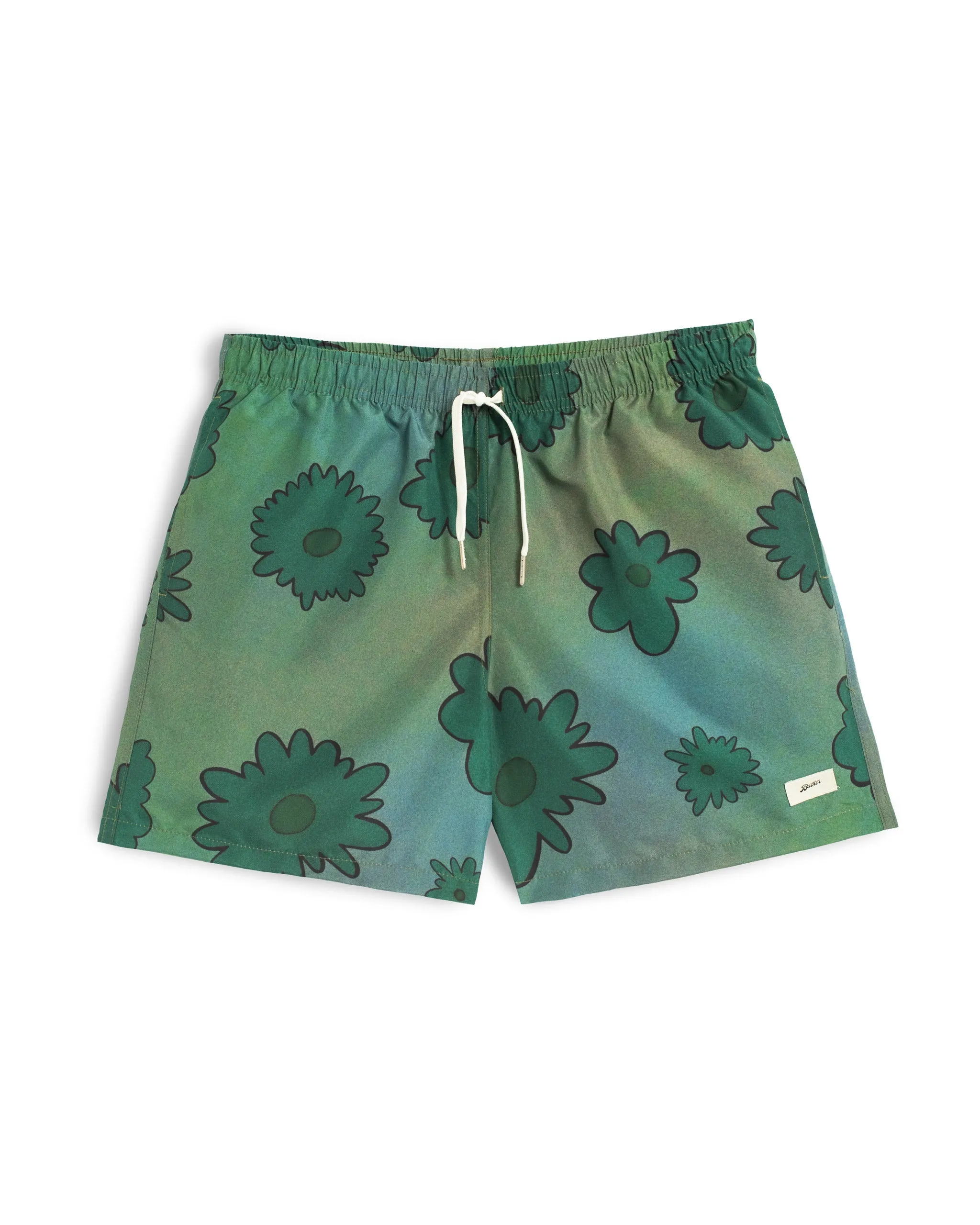 Forest Bloomscape Swim Trunk sold by Bather