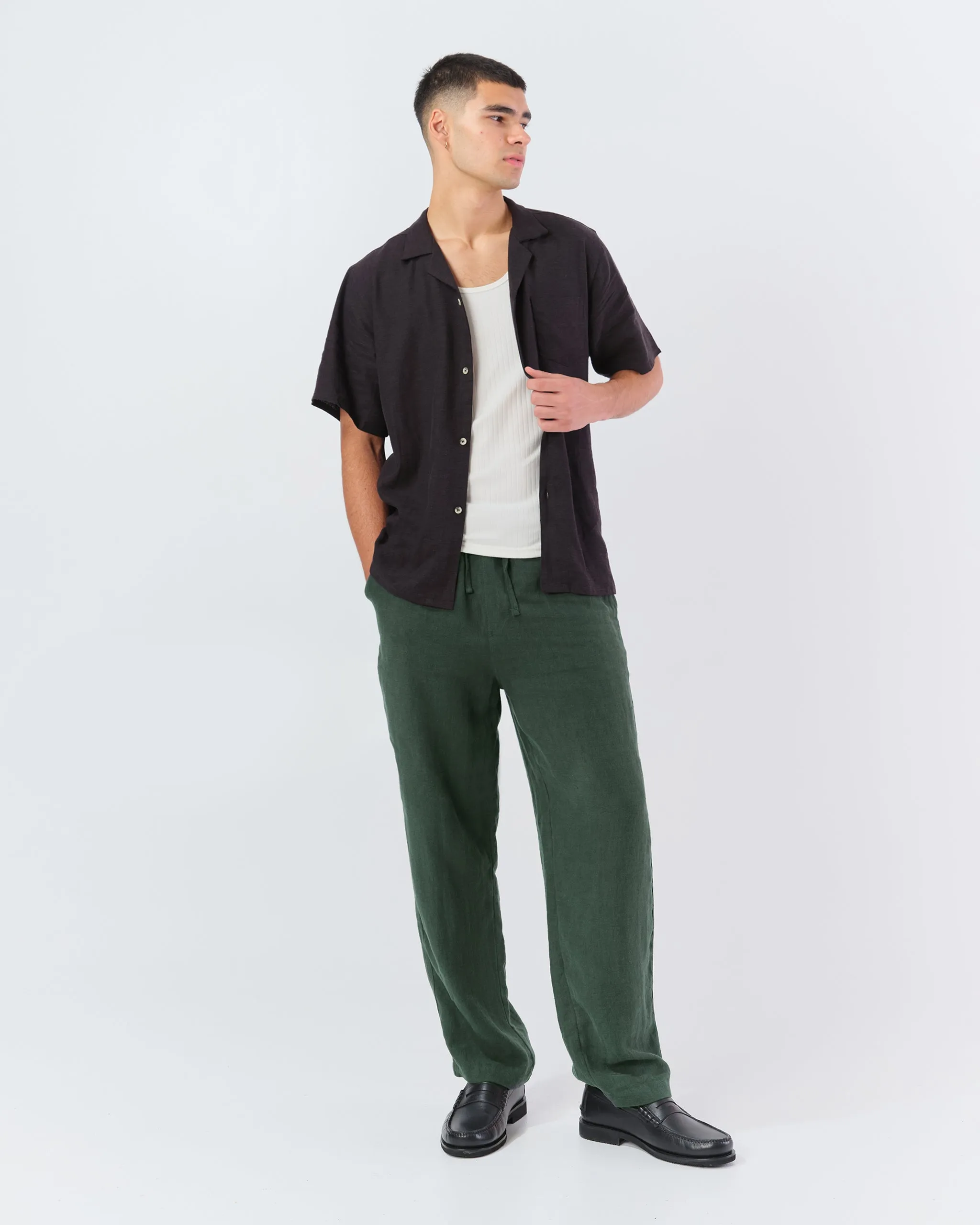 Tiber Linen Leisure Pant sold by Bather product image thumbnail 2