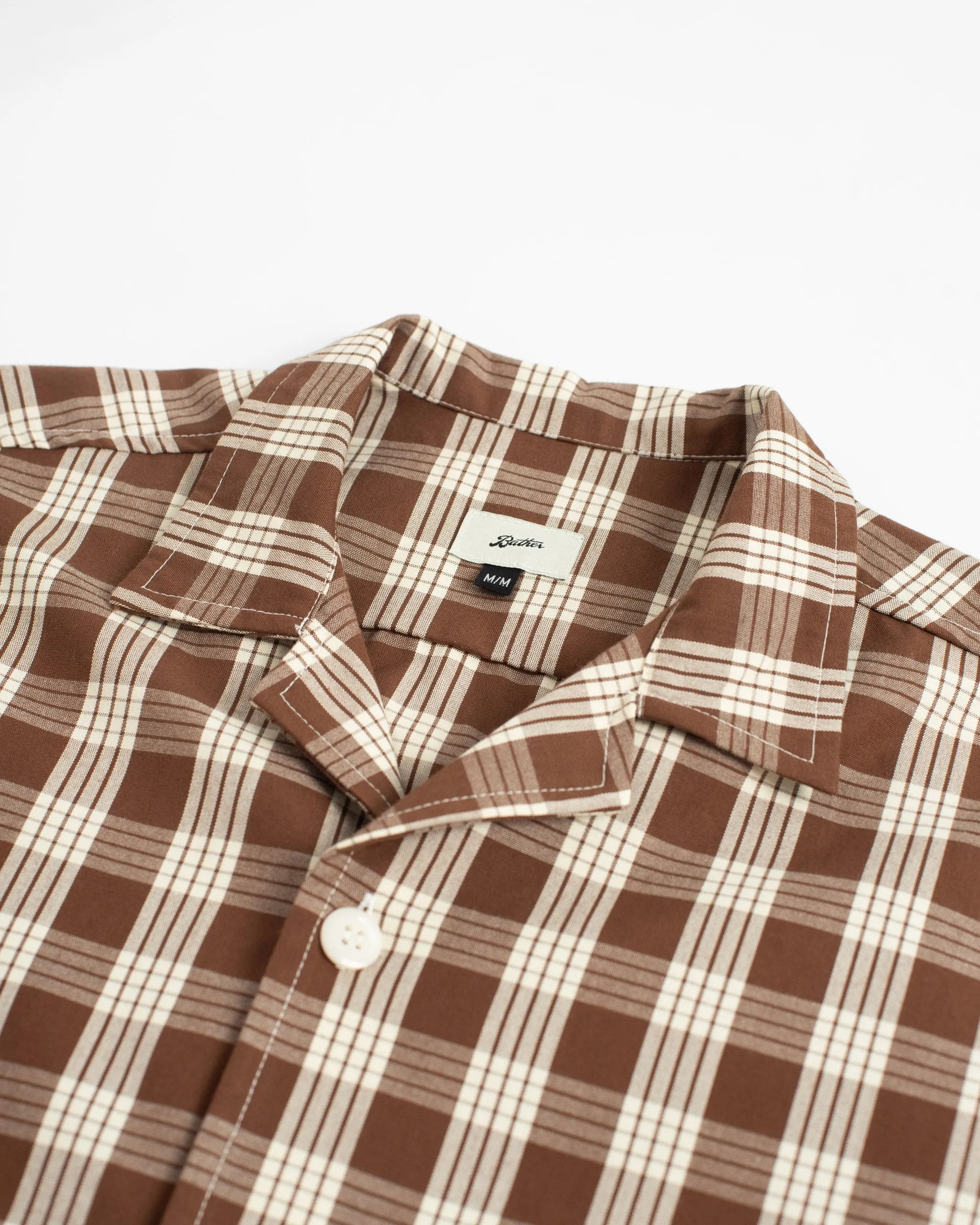 Walnut Palaka Traveler Camp Shirt sold by Bather product image thumbnail 3