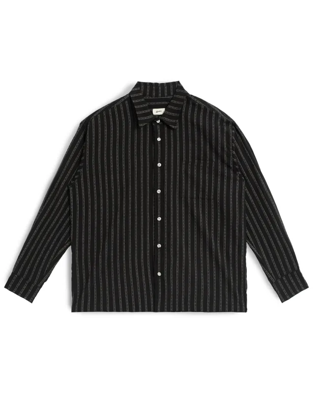 Black Dobby Leisure Shirt sold by Bather