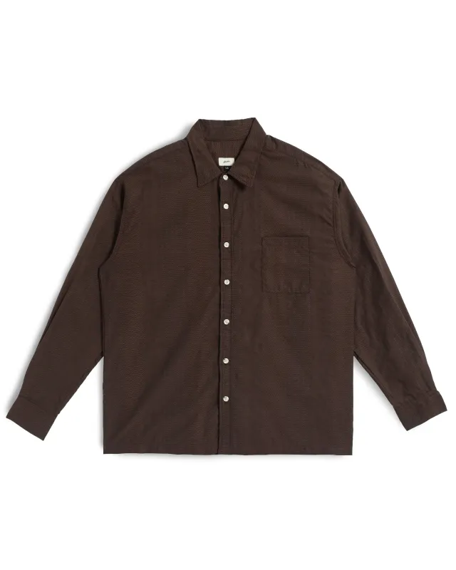 Bark Geo Dobby Leisure Shirt made by Bather