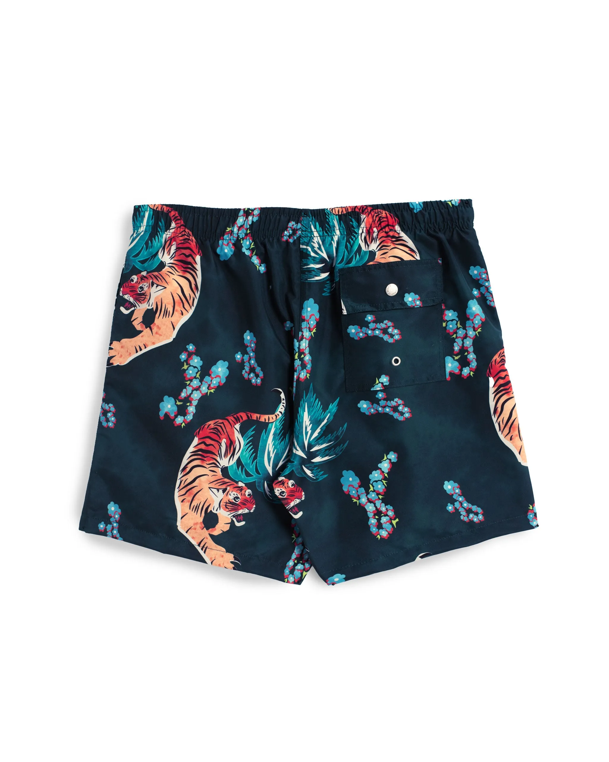 Midnight Tiger Print Swim Trunk sold by Bather product image thumbnail 3