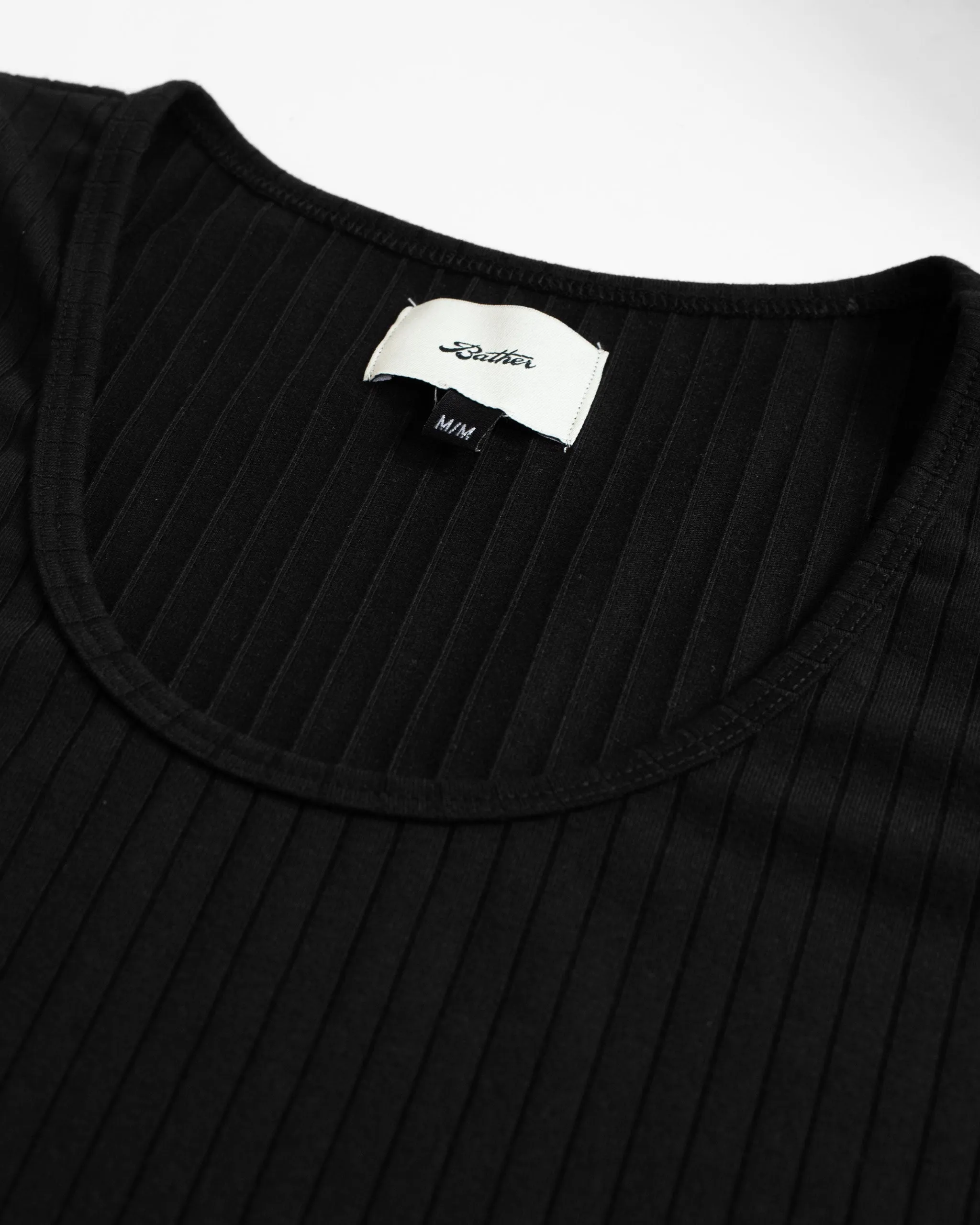 Ink Wide Rib Tank Top sold by Bather product image thumbnail 3