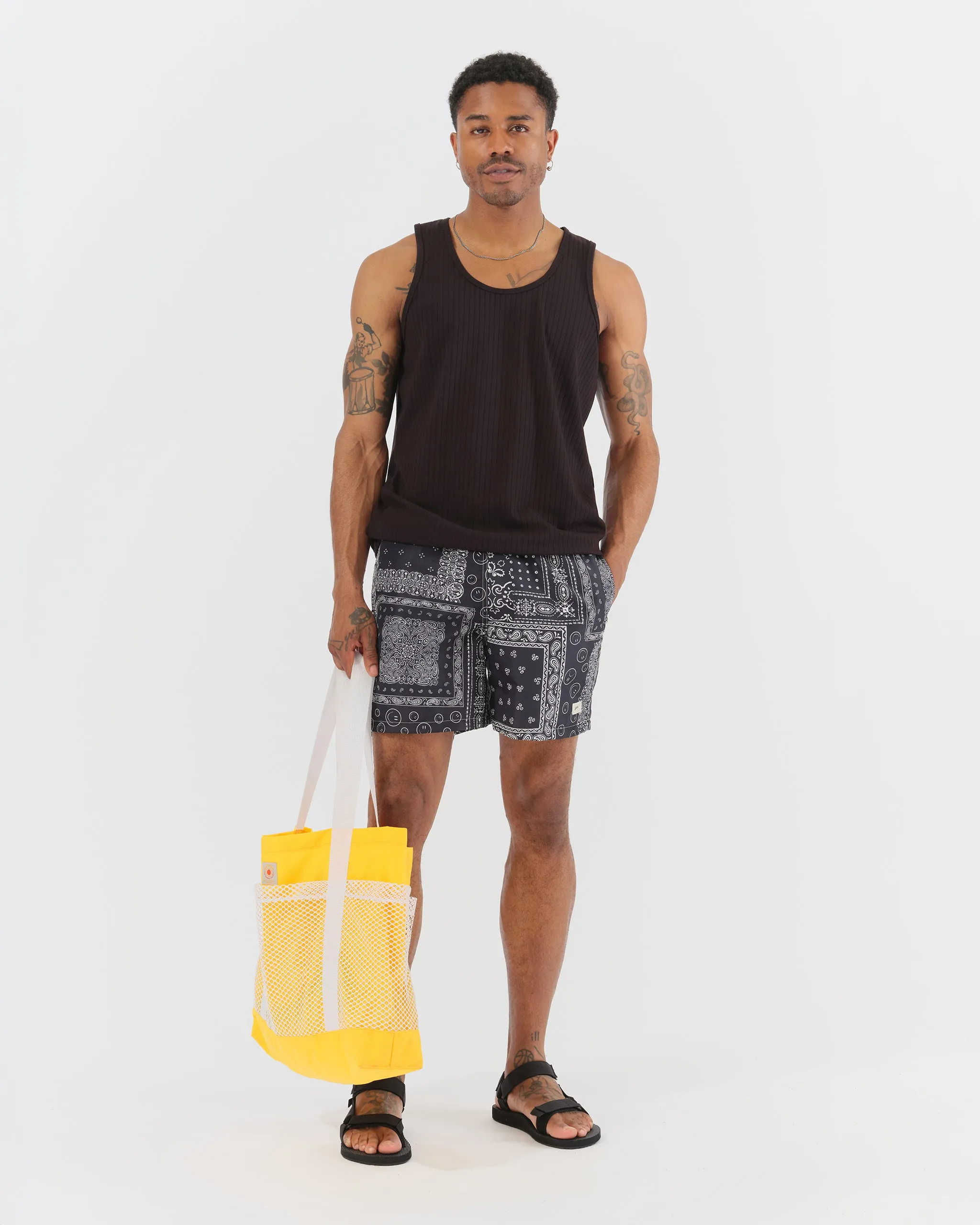 Ink Wide Rib Tank Top sold by Bather product image thumbnail 2