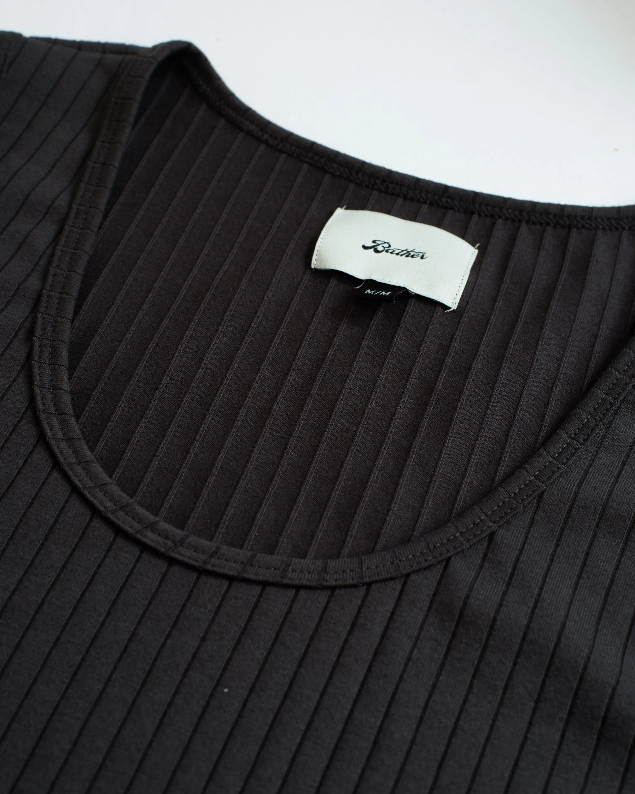 Smoke Wide Rib Tank Top sold by Bather product image thumbnail 3