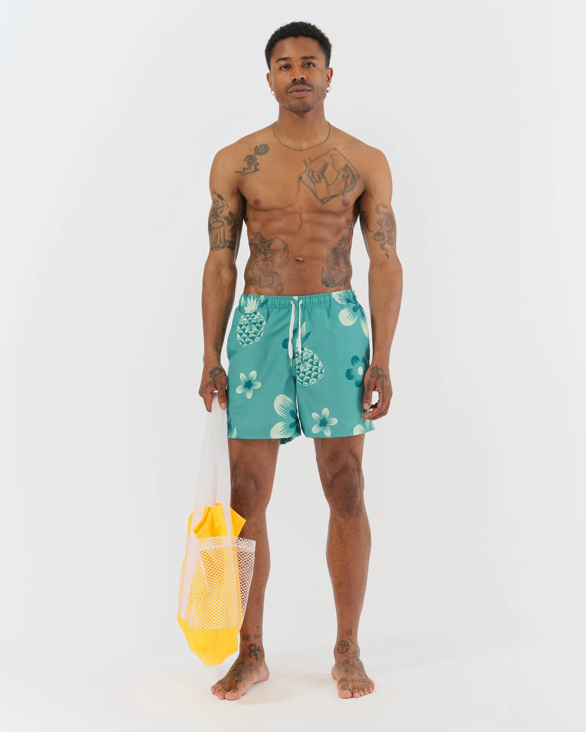 Hemlock Coastal Floral Swim Trunk sold by Bather product image thumbnail 2