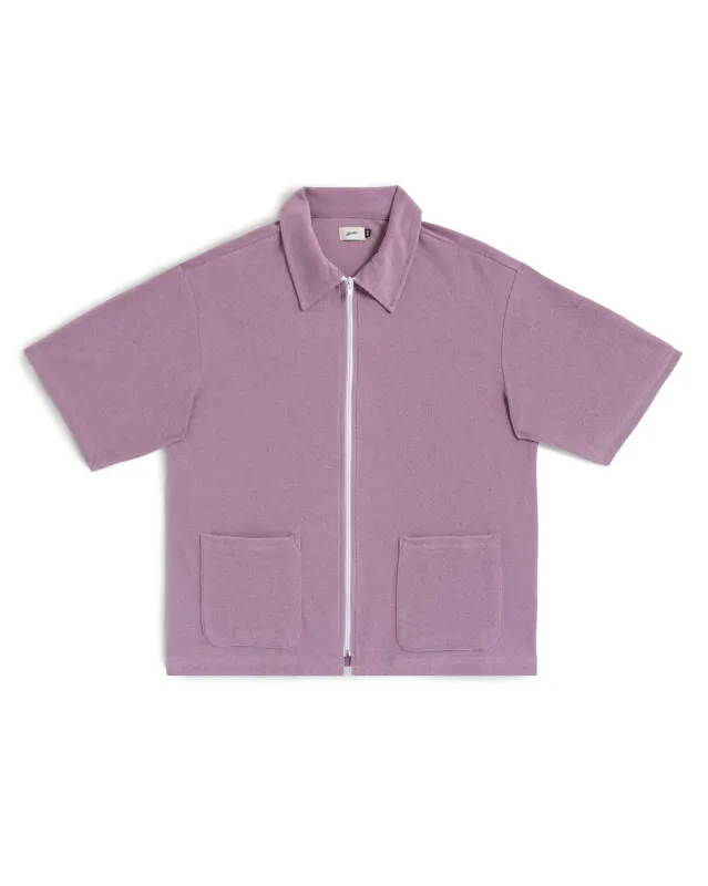Heather Terry Full-Zip Polo sold by Bather