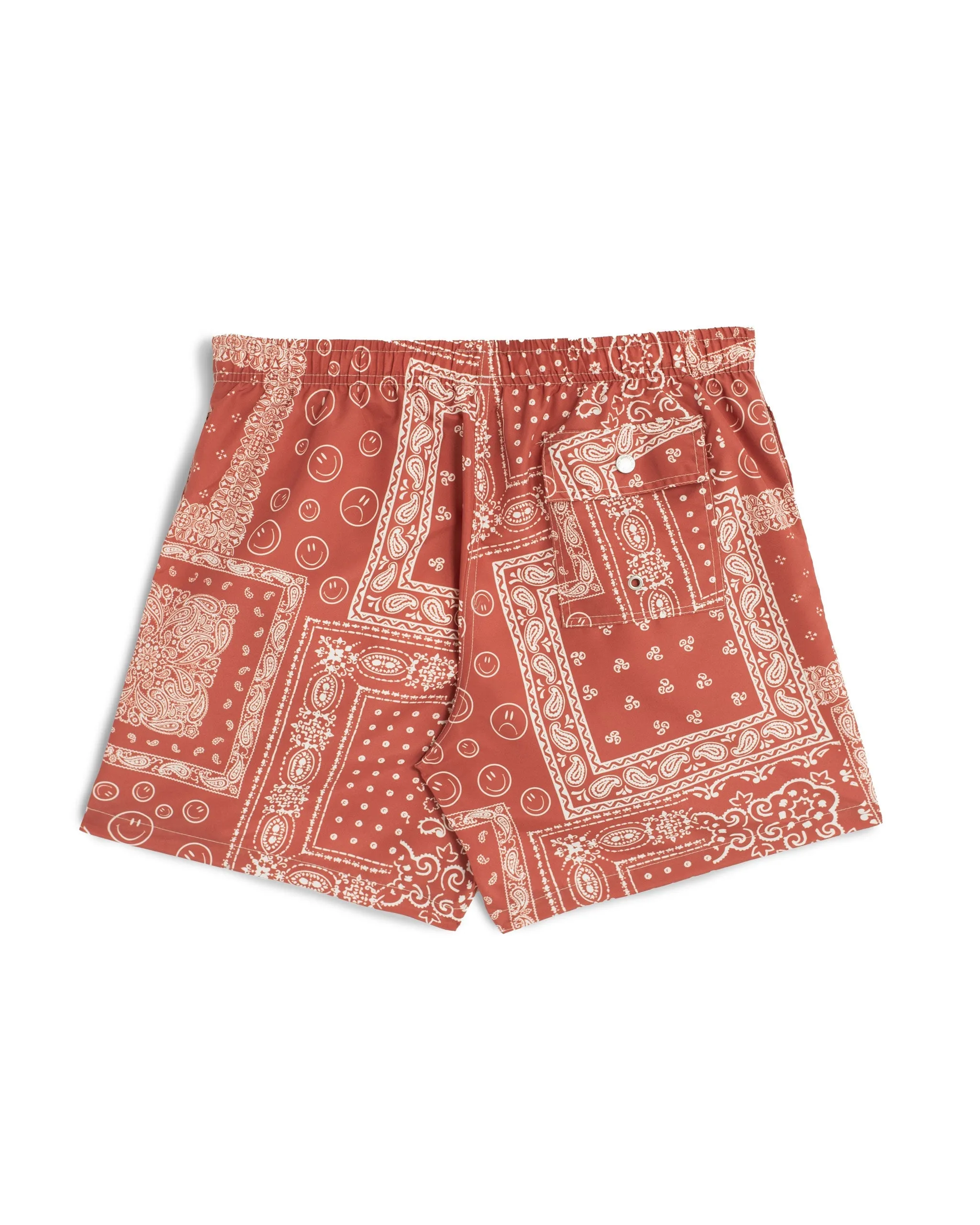 Terracotta Bandana Swim Trunk sold by Bather product image thumbnail 3