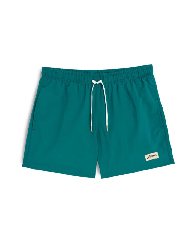 Solid Marine Swim Trunk sold by Bather