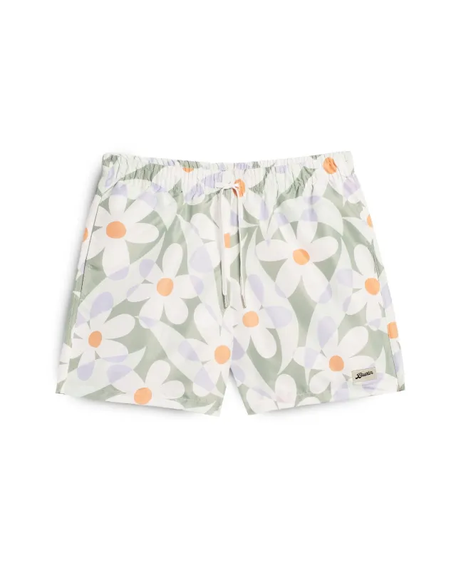 Sage Daisy Trip Swim Trunk sold by Bather