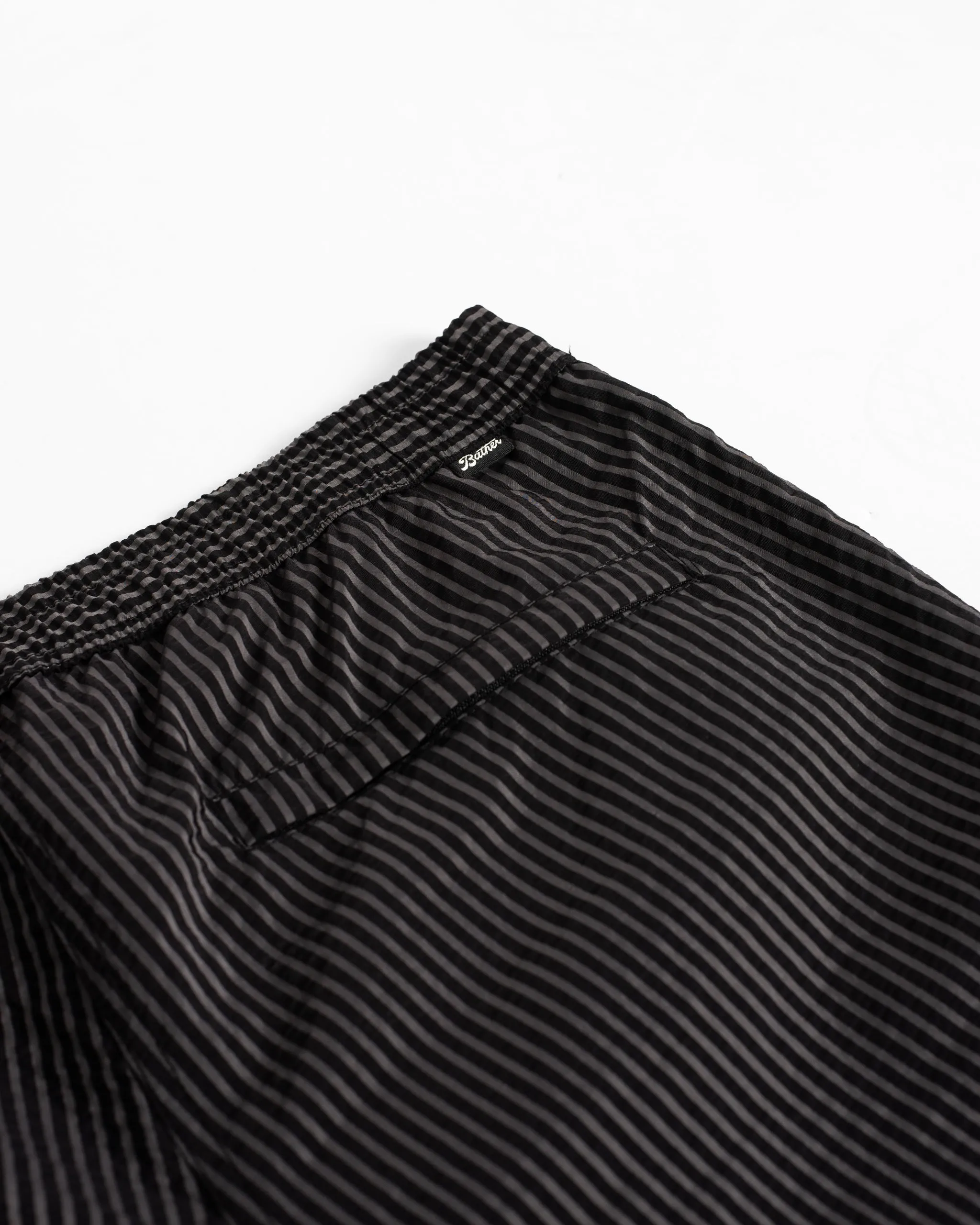 Black Seersucker Modern Trunk sold by Bather product image thumbnail 5