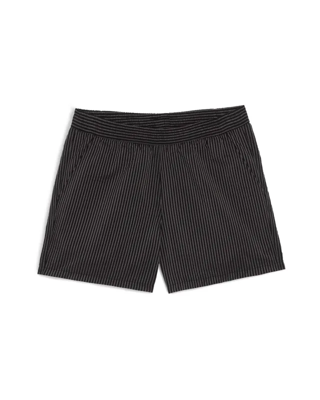 Black Seersucker Modern Trunk made by Bather