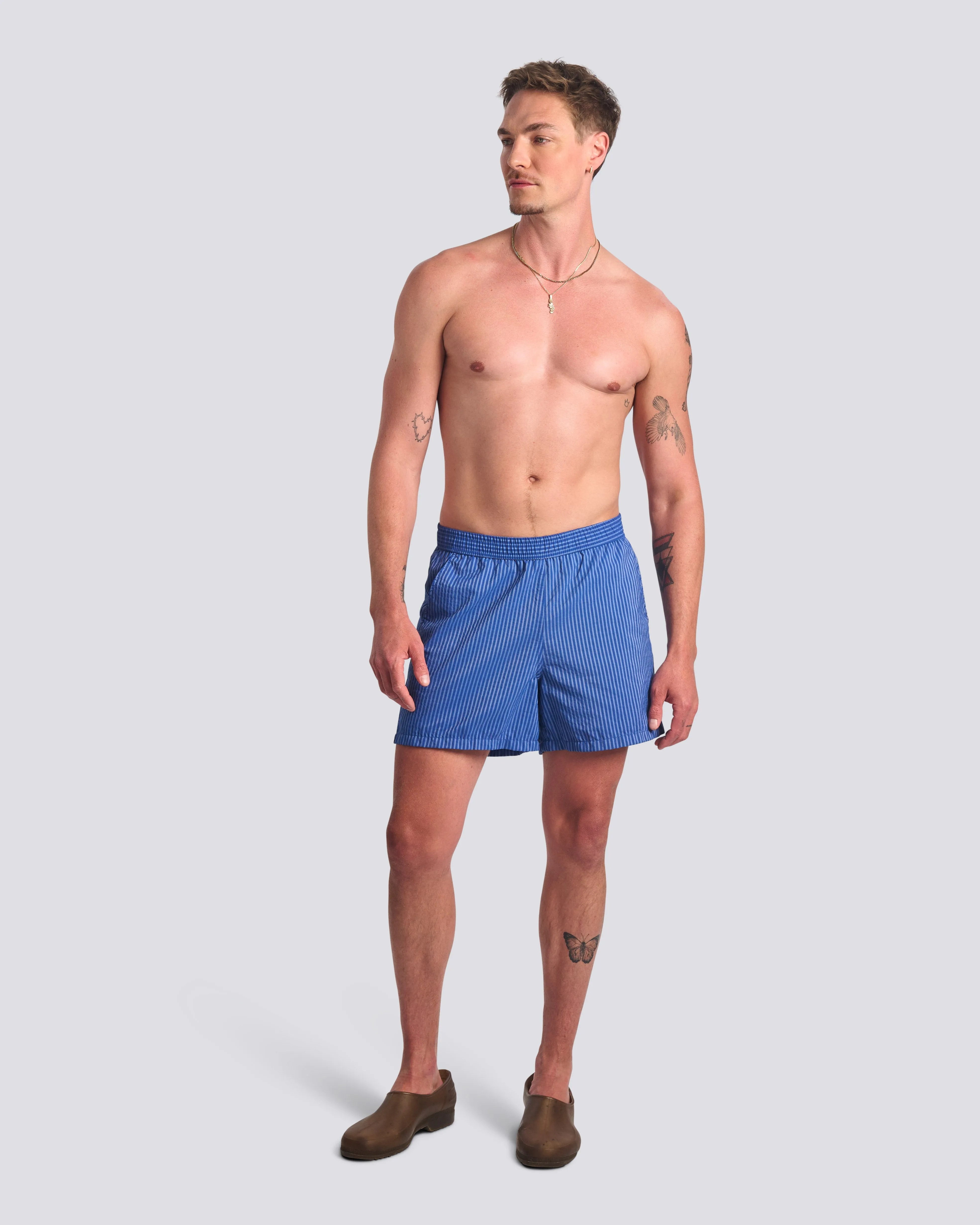 Brine Seersucker Modern Trunk sold by Bather product image thumbnail 2