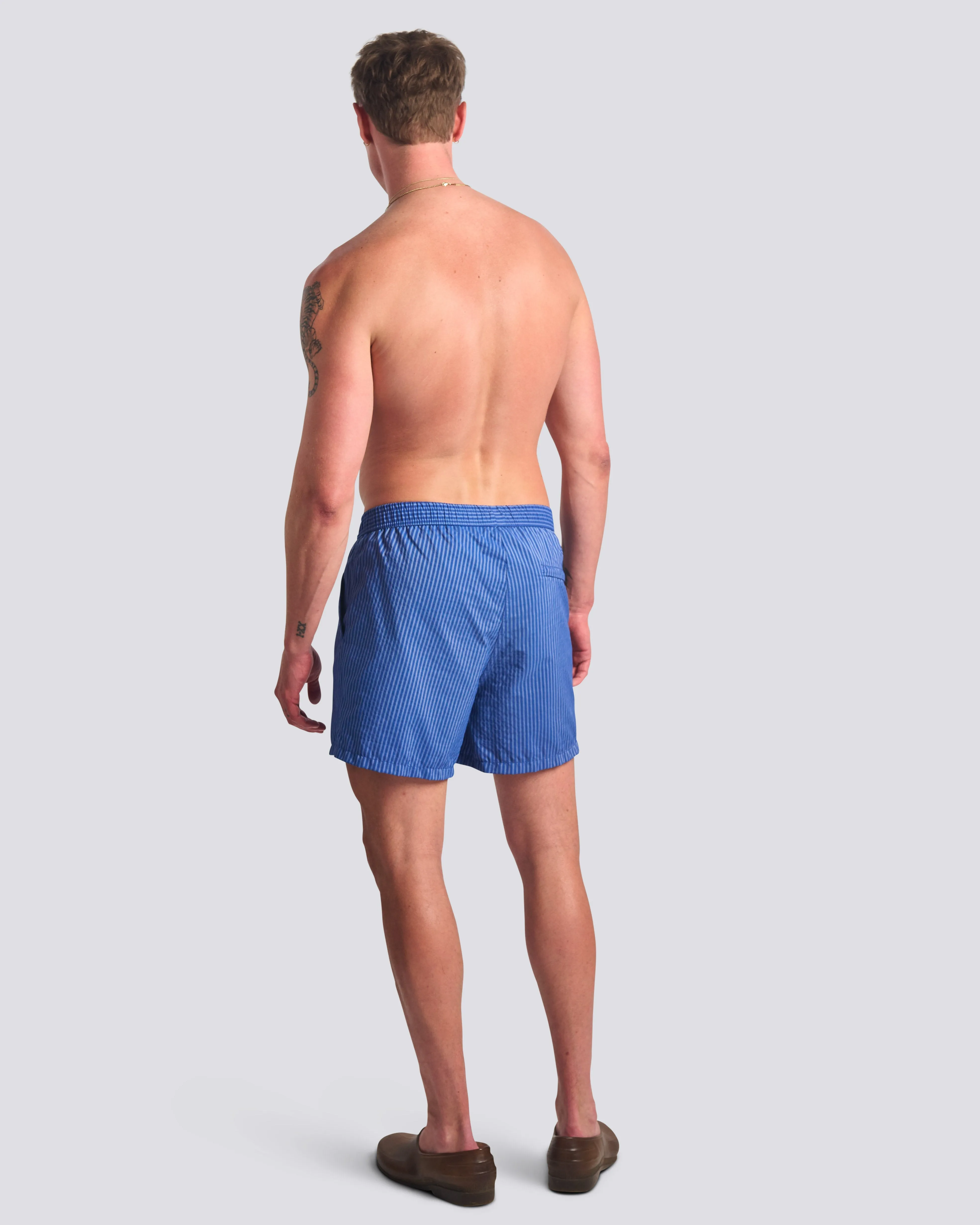 Brine Seersucker Modern Trunk sold by Bather product image thumbnail 3