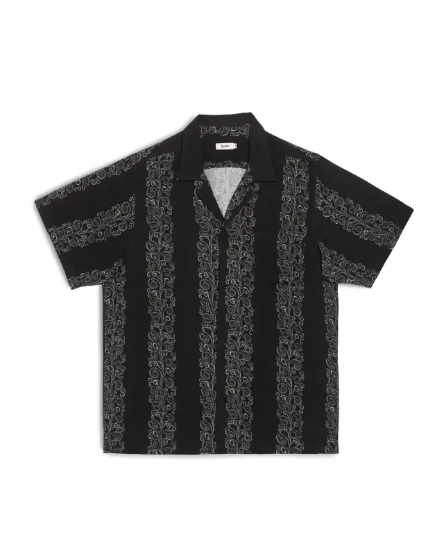 Black Fiesta Camp Shirt made by Bather