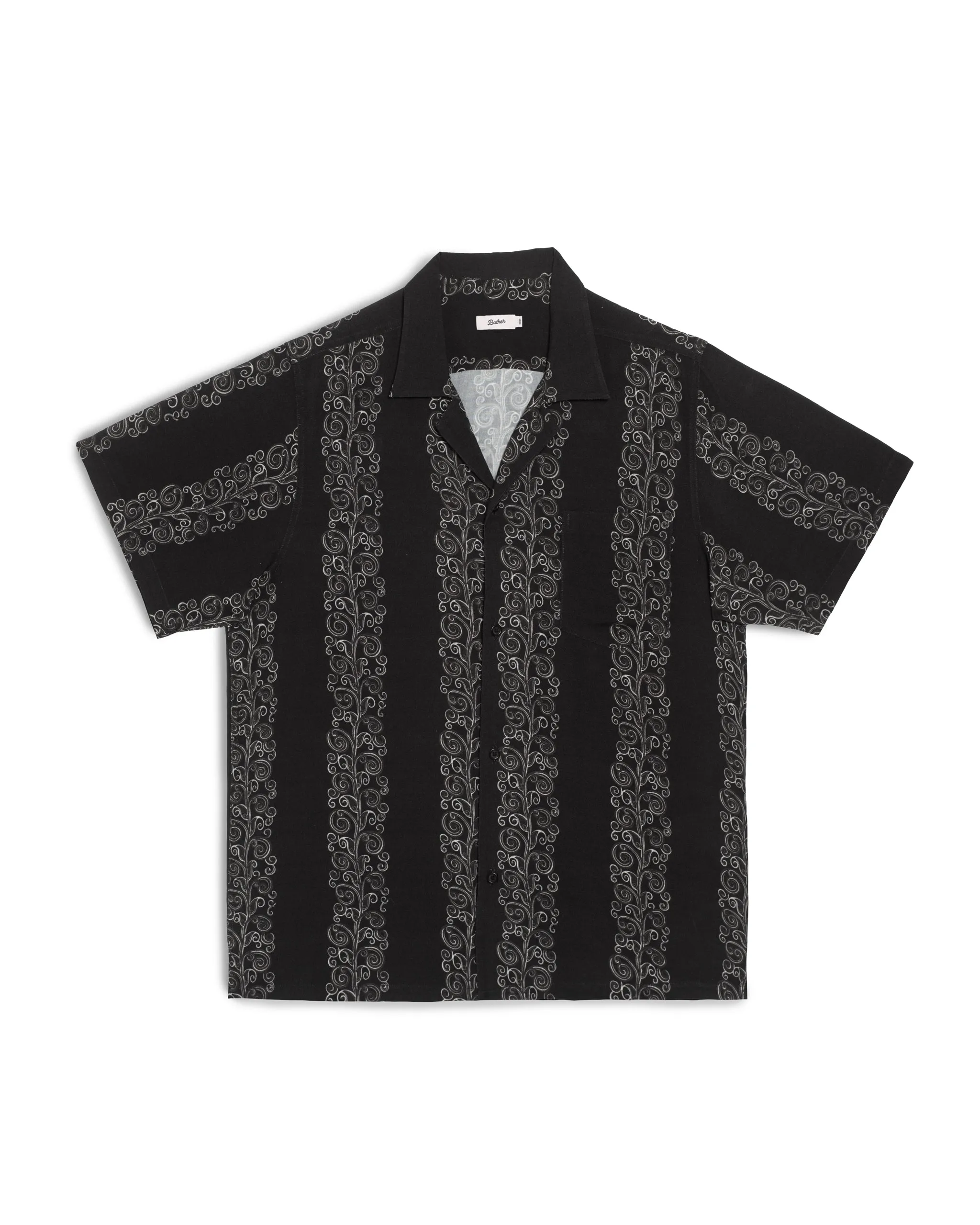 Black Fiesta Camp Shirt sold by Bather