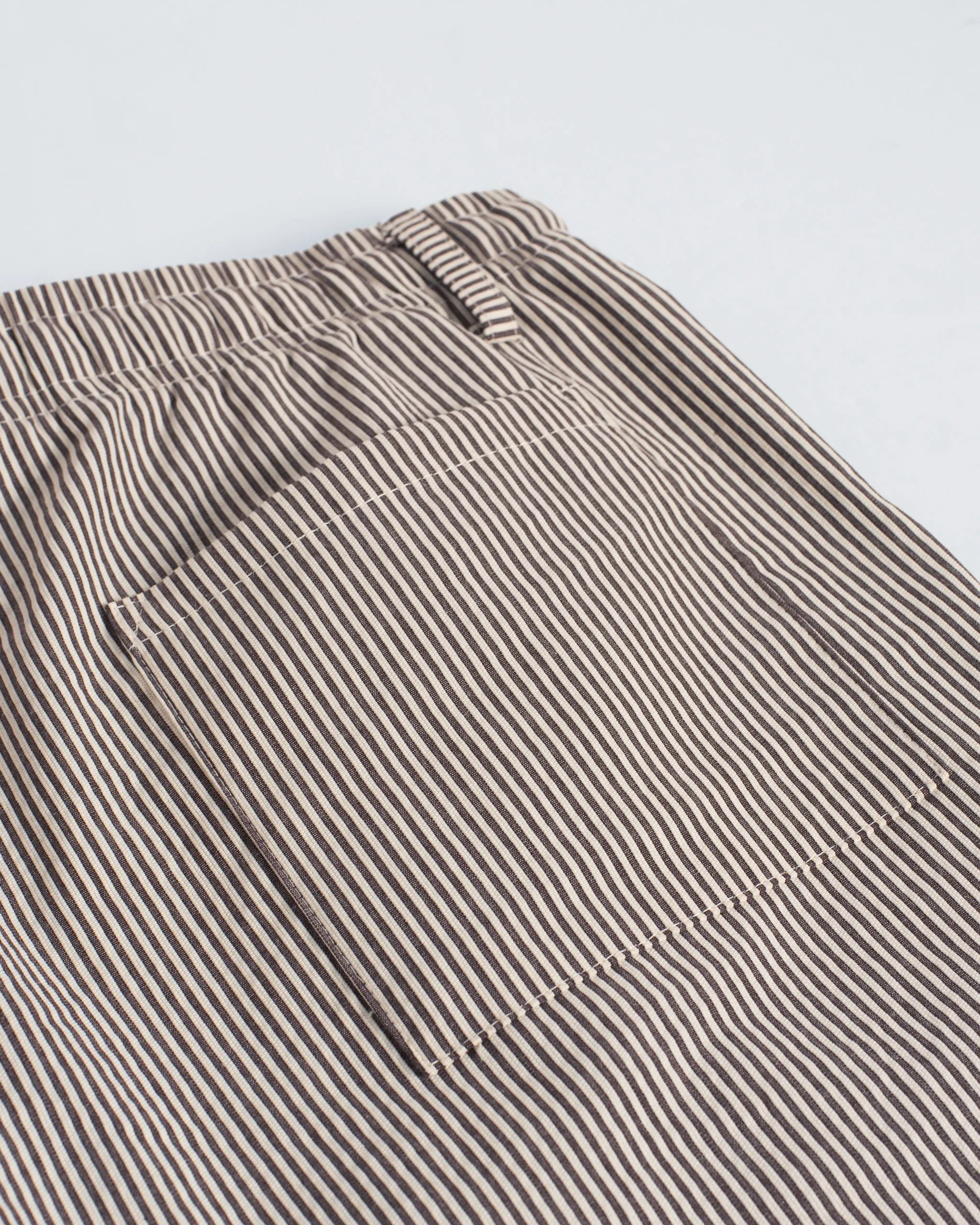Espresso Pinstripe Leisure Pant sold by Bather product image thumbnail 3