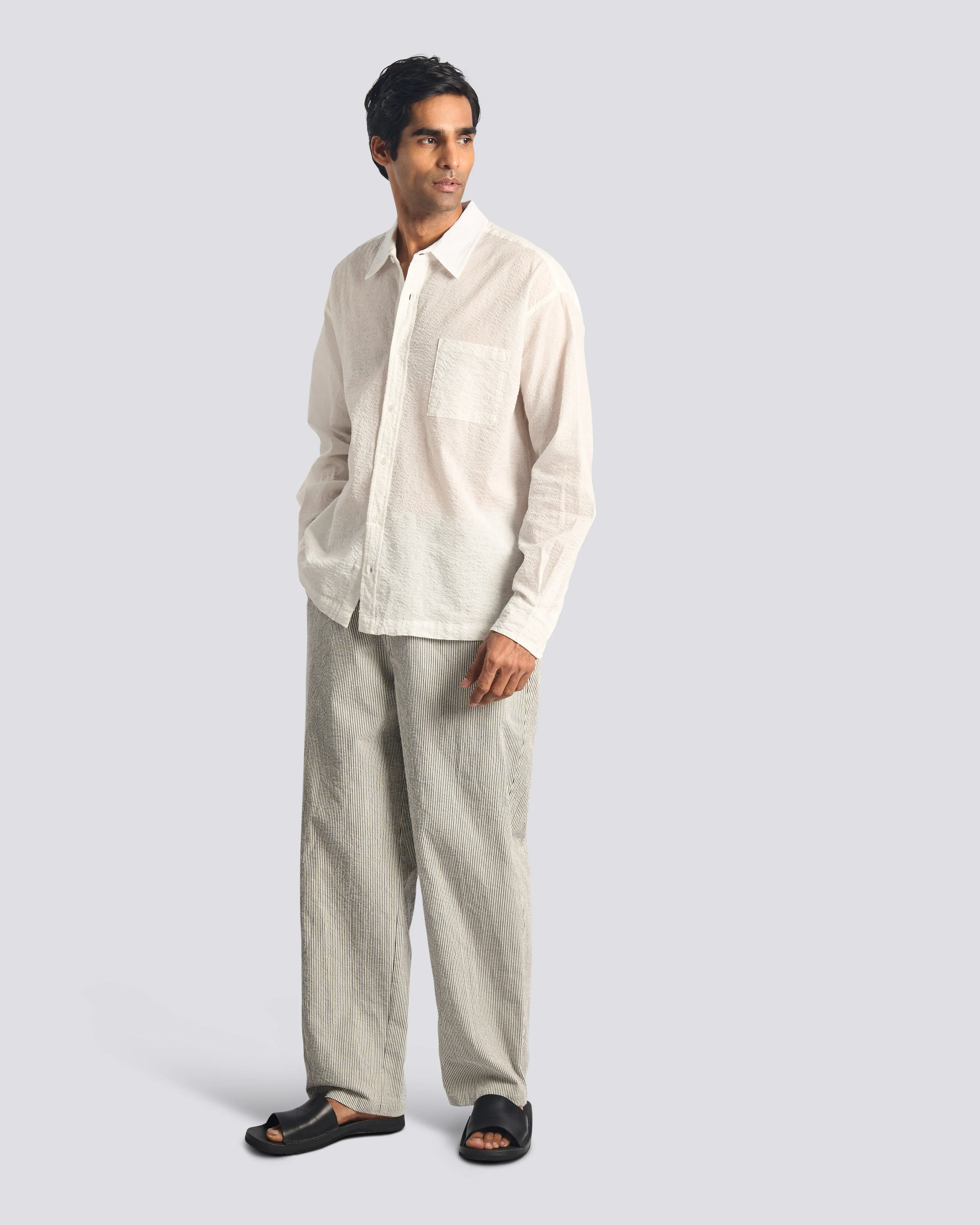 White Ripple Leisure Shirt sold by Bather product image thumbnail 2