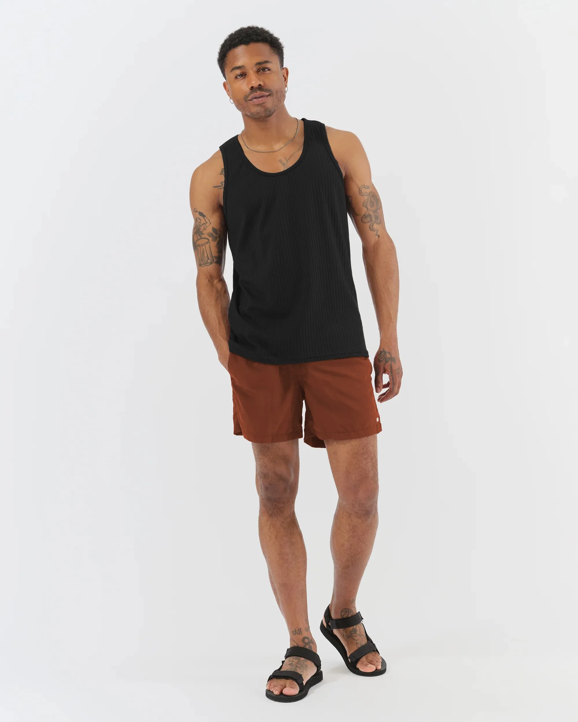 Solid Brick Swim Trunk sold by Bather product image thumbnail 2