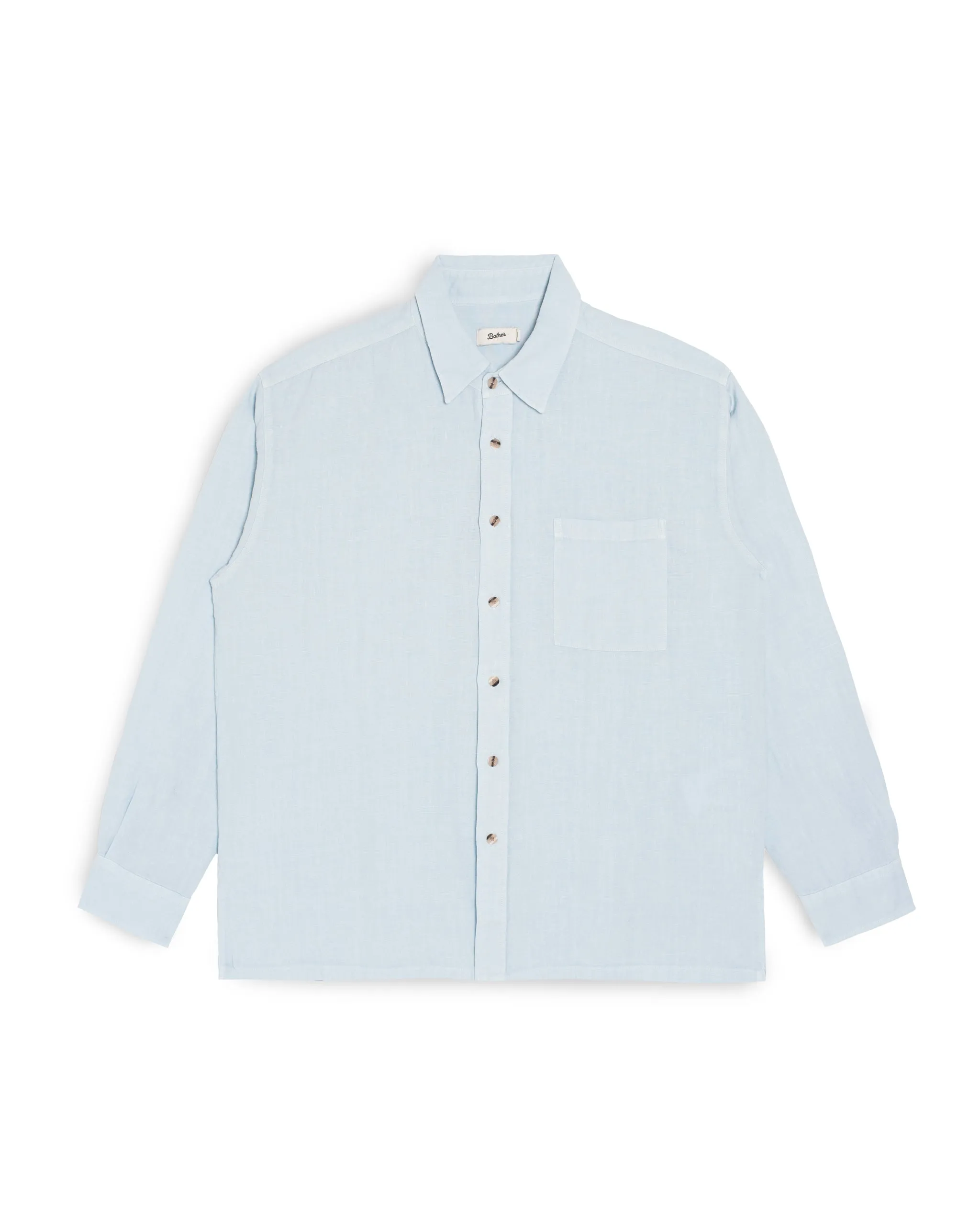 Sky Linen Leisure Shirt sold by Bather