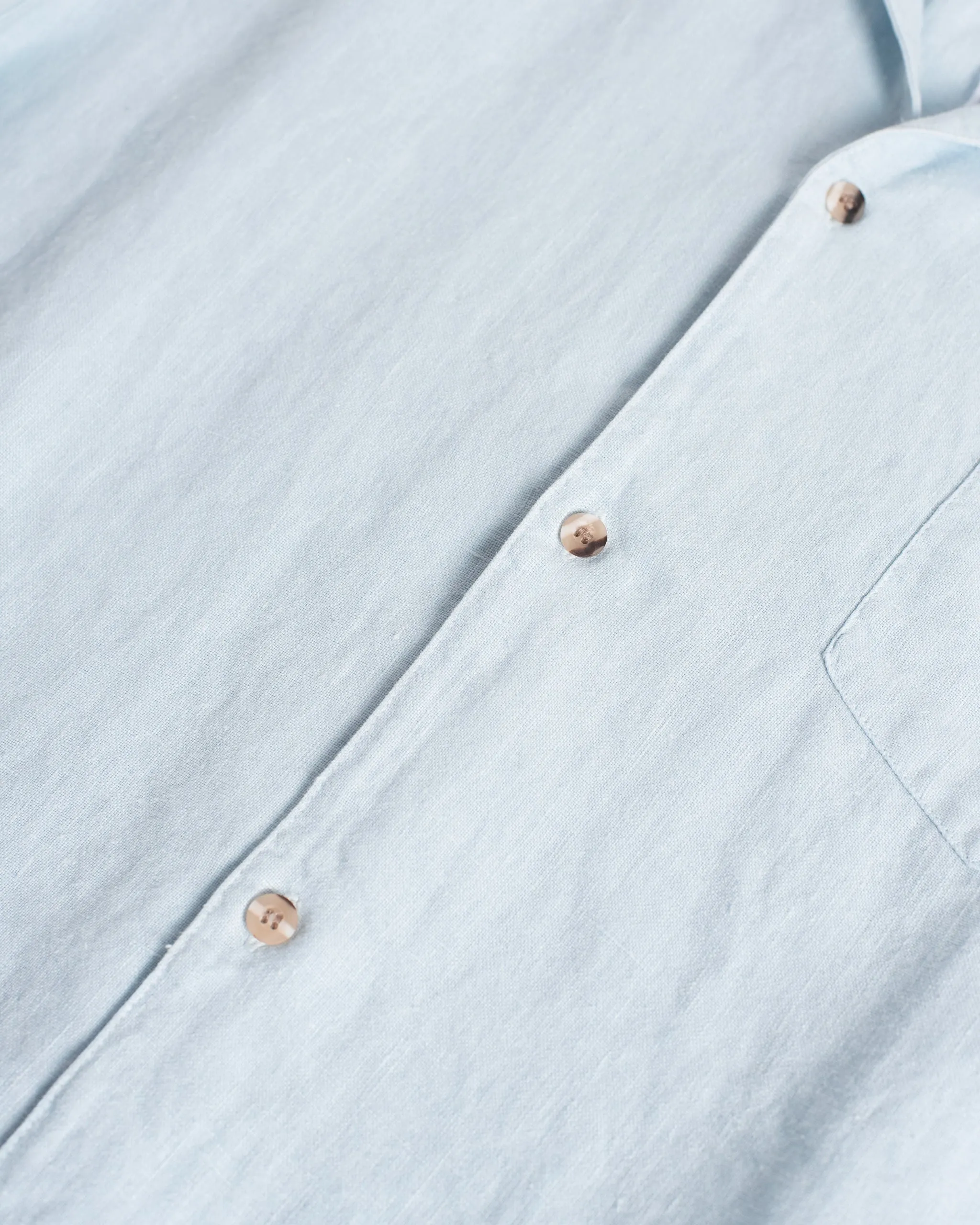 Sky Linen Camp Shirt sold by Bather product image thumbnail 4