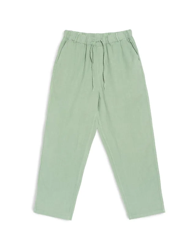 Sage Linen Leisure Pant made by Bather