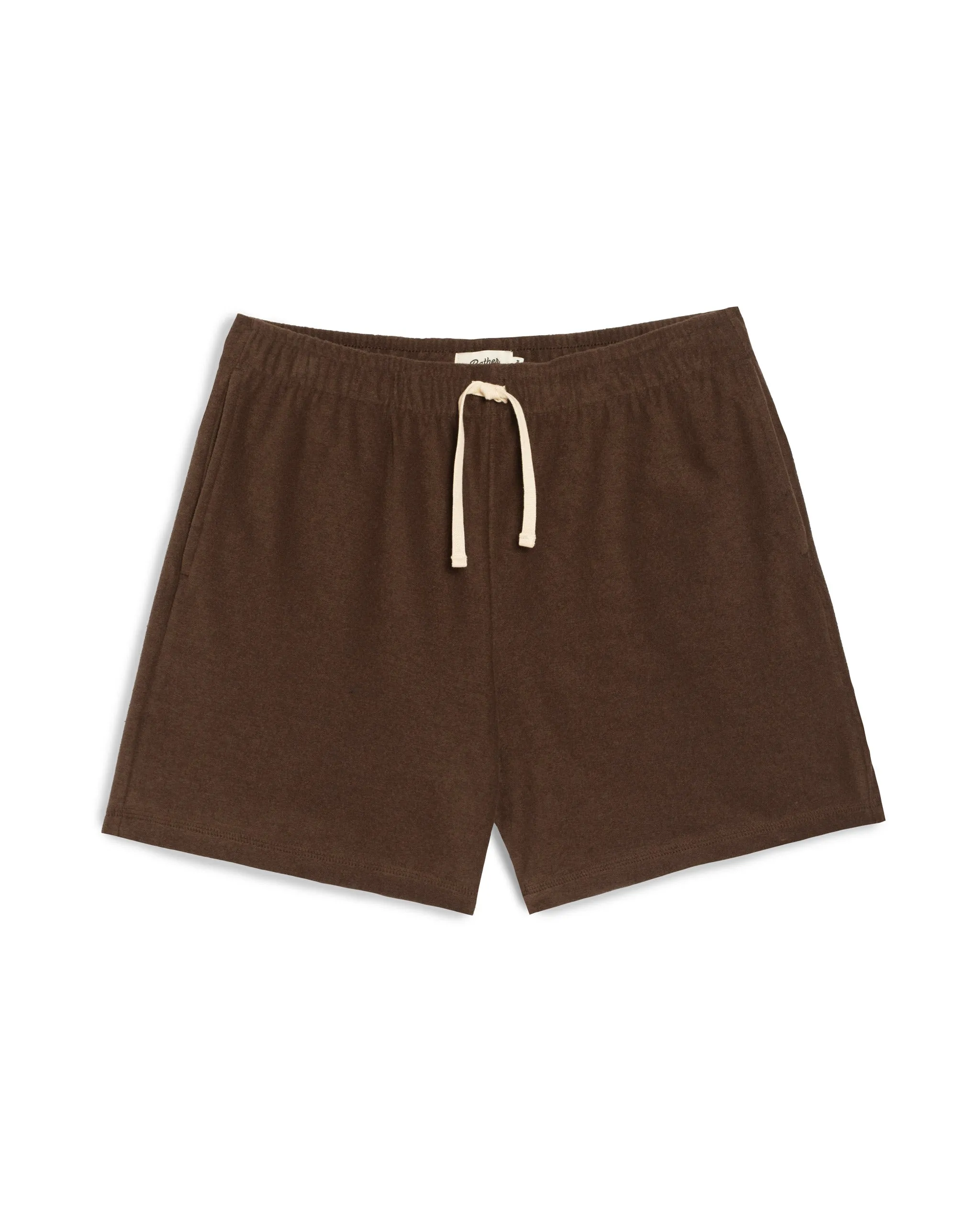 Walnut Terry Tour Short sold by Bather